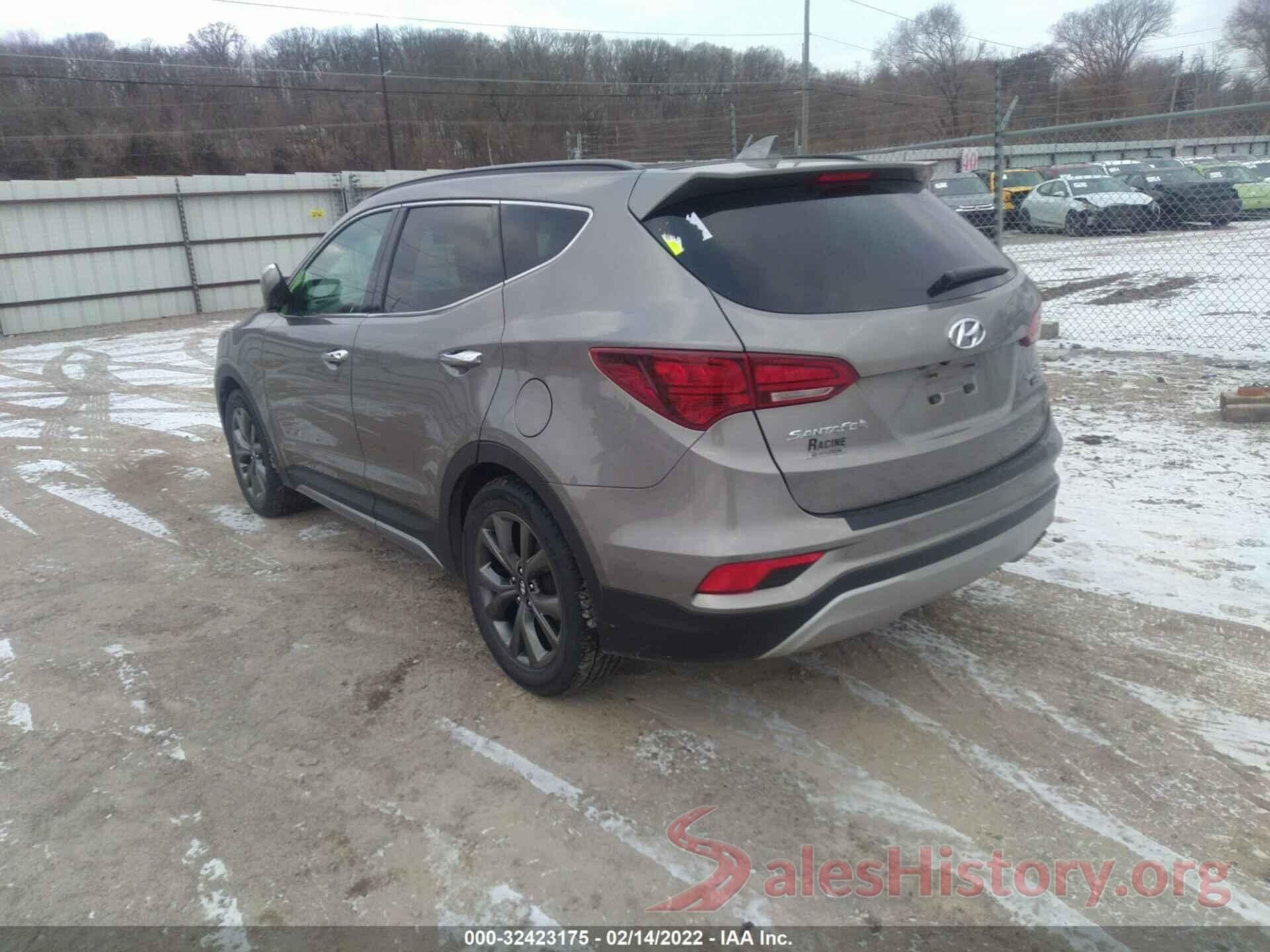 5NMZWDLA6JH058018 2018 HYUNDAI SANTA FE SPORT