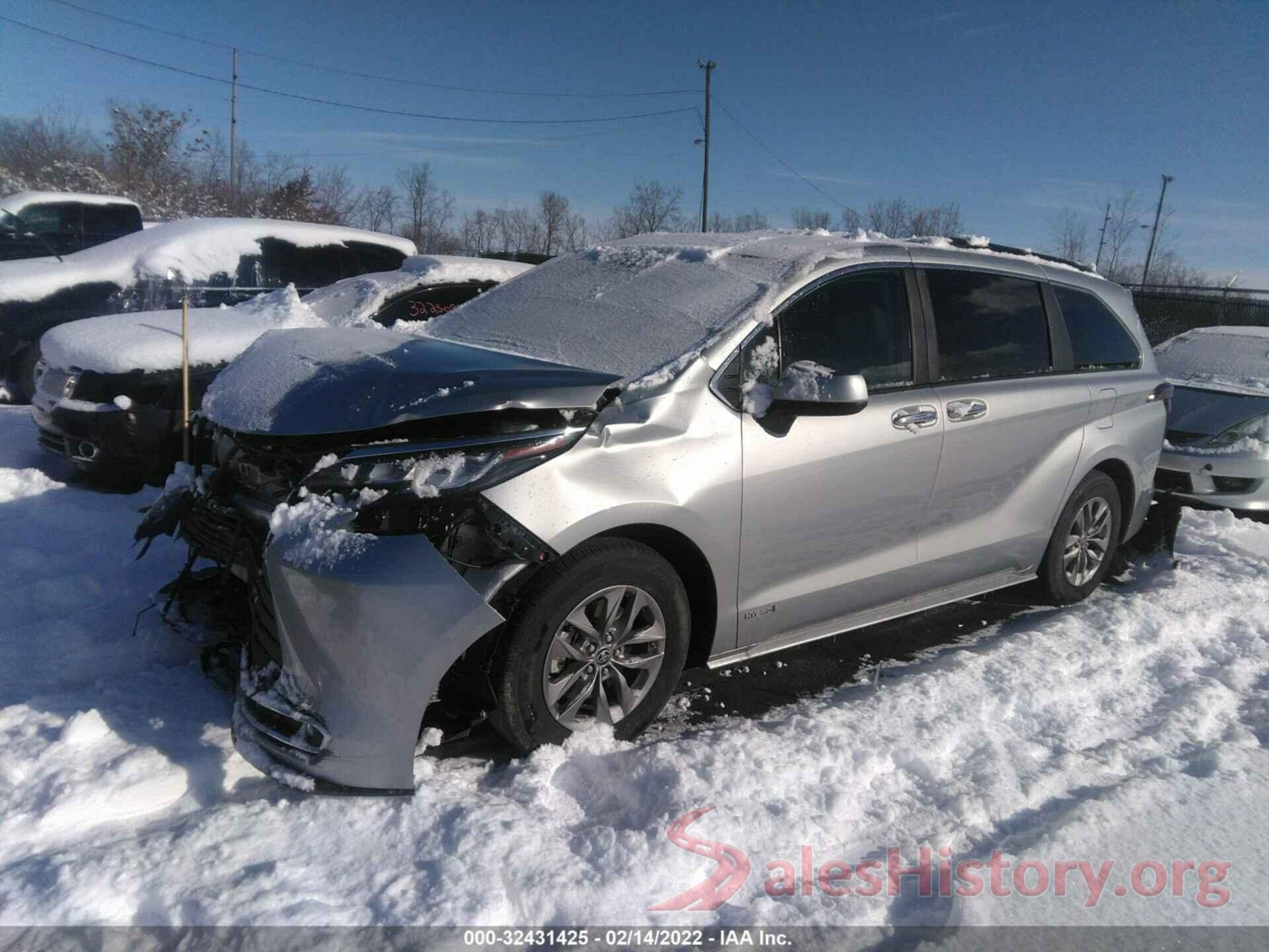 5TDYSKFC1MS037264 2021 TOYOTA SIENNA