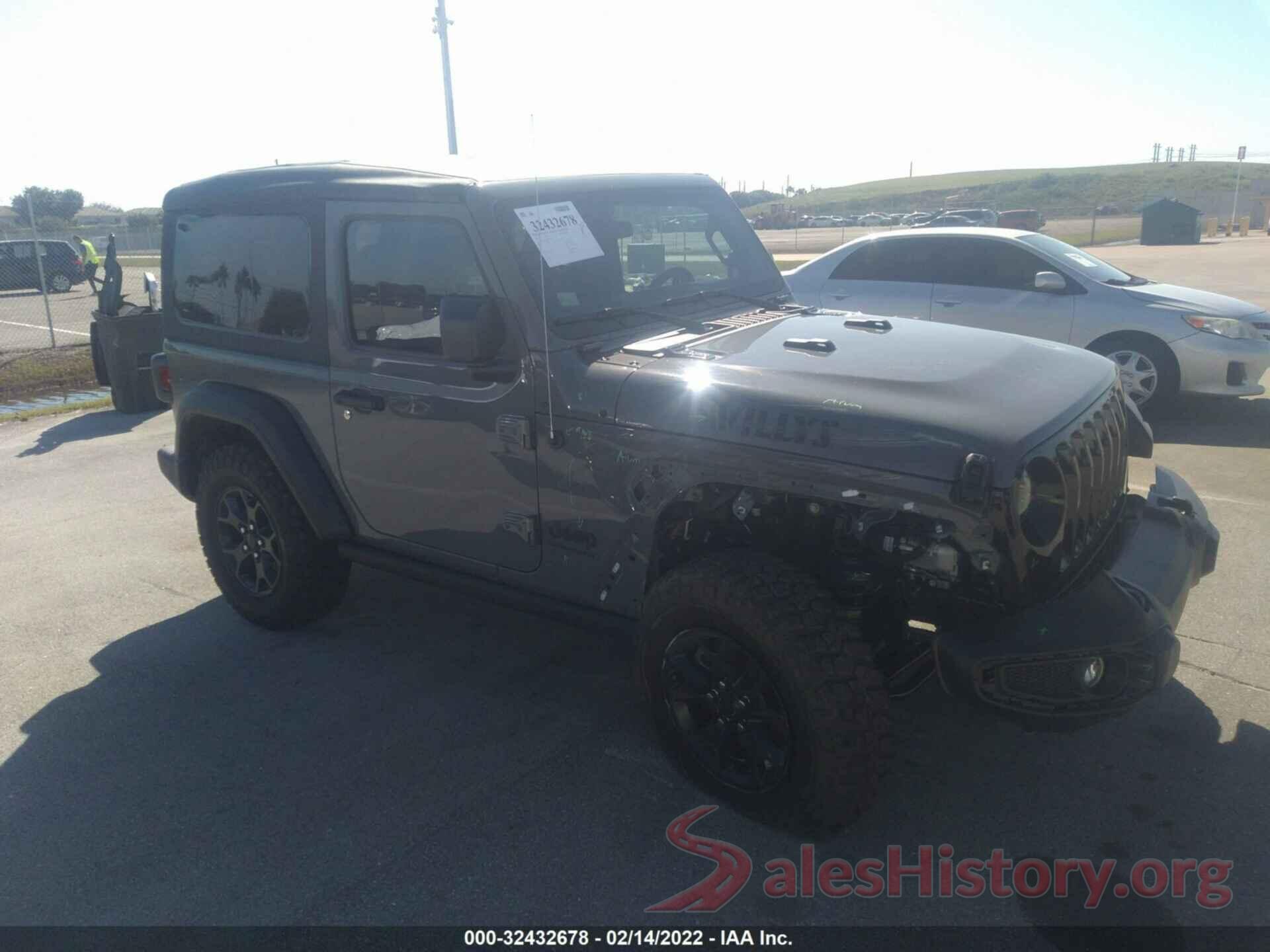 1C4GJXAN1MW790555 2021 JEEP WRANGLER