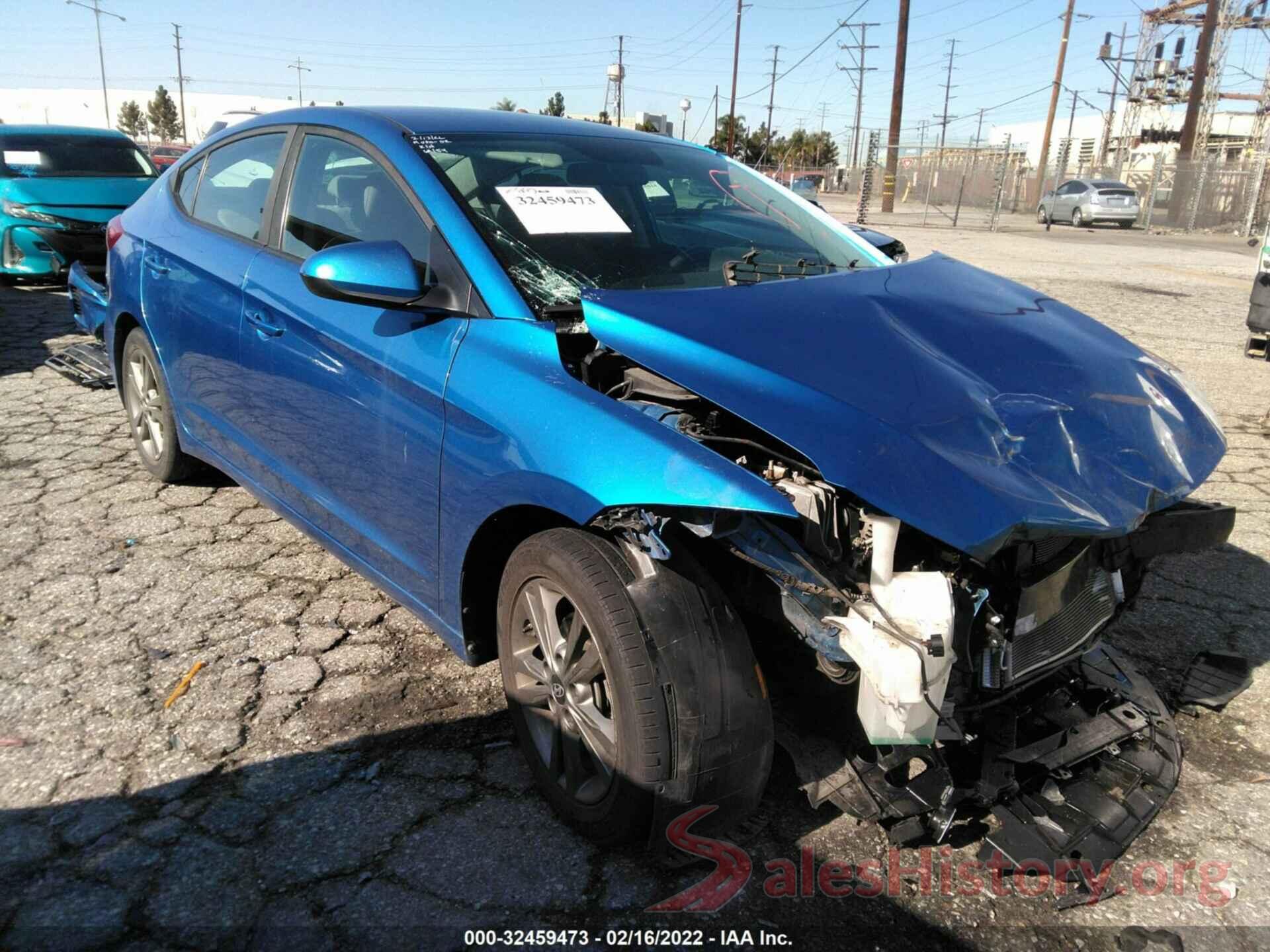 5NPD84LF5JH220014 2018 HYUNDAI ELANTRA