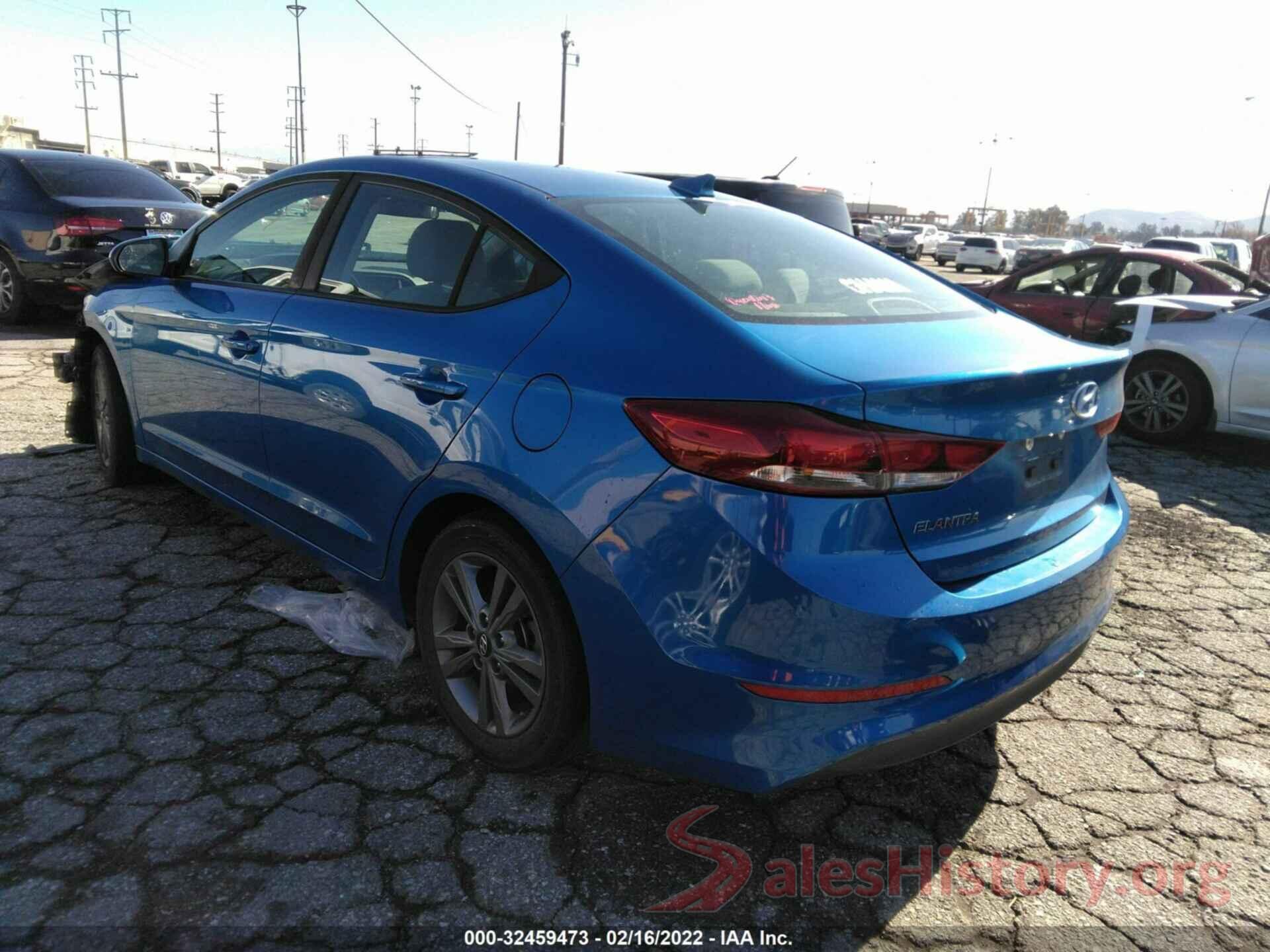 5NPD84LF5JH220014 2018 HYUNDAI ELANTRA