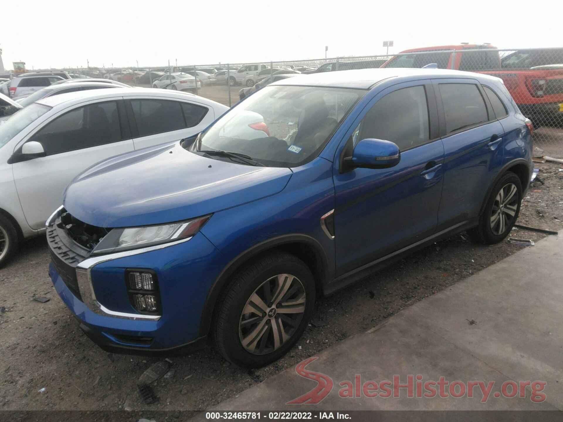 JA4APVAU0MU035936 2021 MITSUBISHI OUTLANDER SPORT