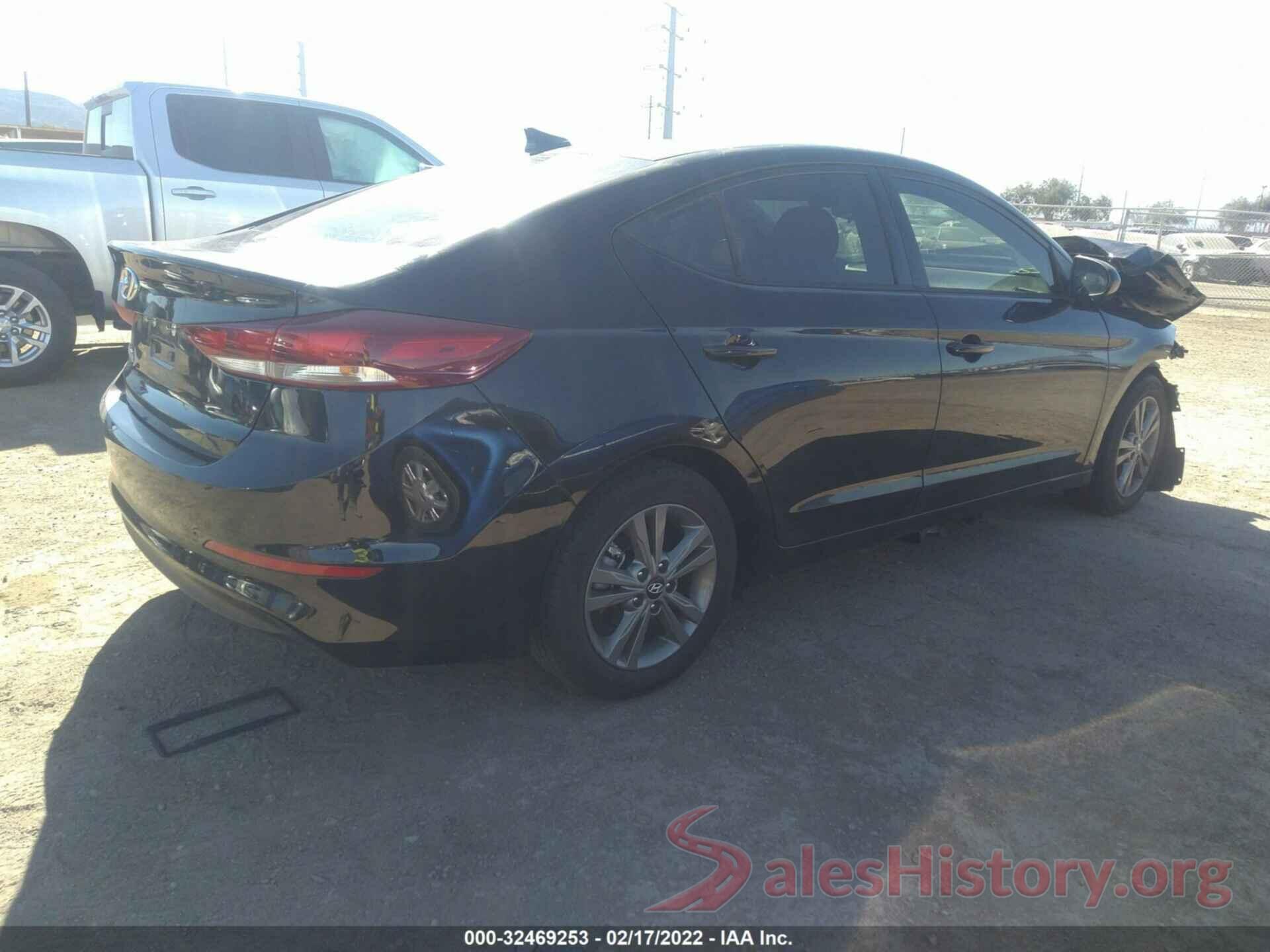 5NPD84LFXJH391423 2018 HYUNDAI ELANTRA