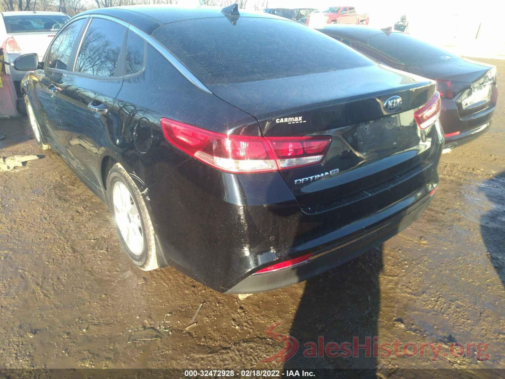 5XXGT4L37GG055508 2016 KIA OPTIMA