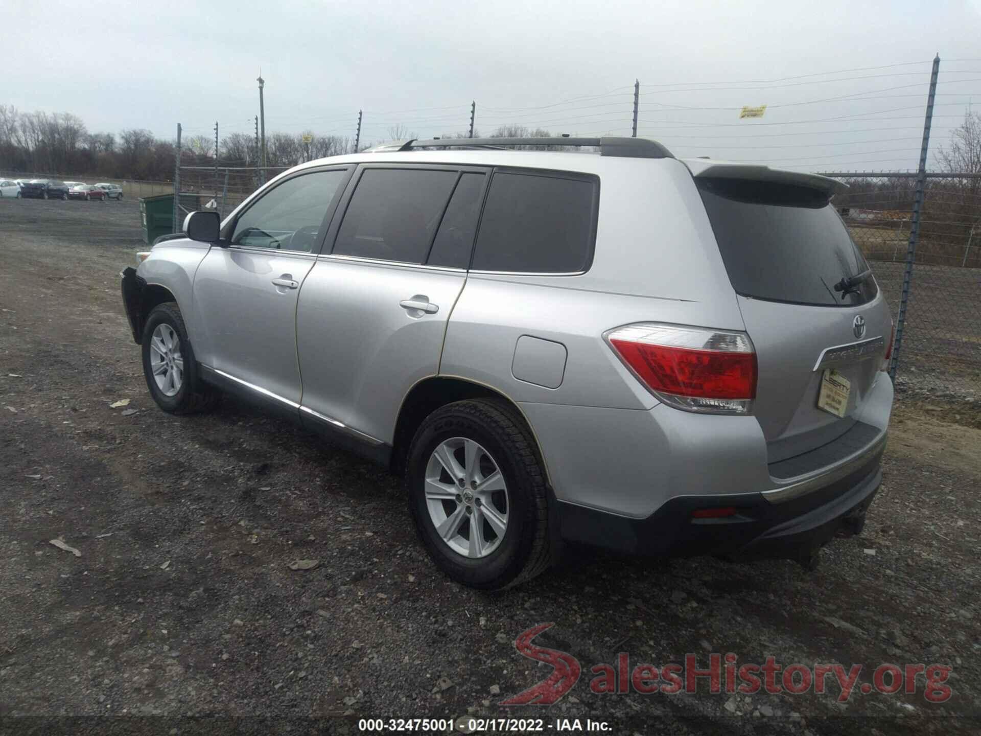 5TDBK3EH4CS129461 2012 TOYOTA HIGHLANDER