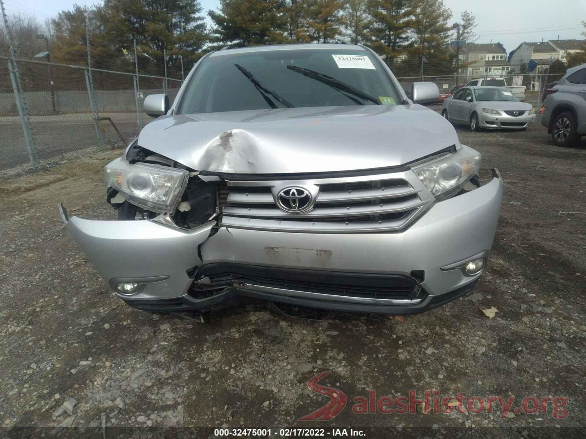 5TDBK3EH4CS129461 2012 TOYOTA HIGHLANDER