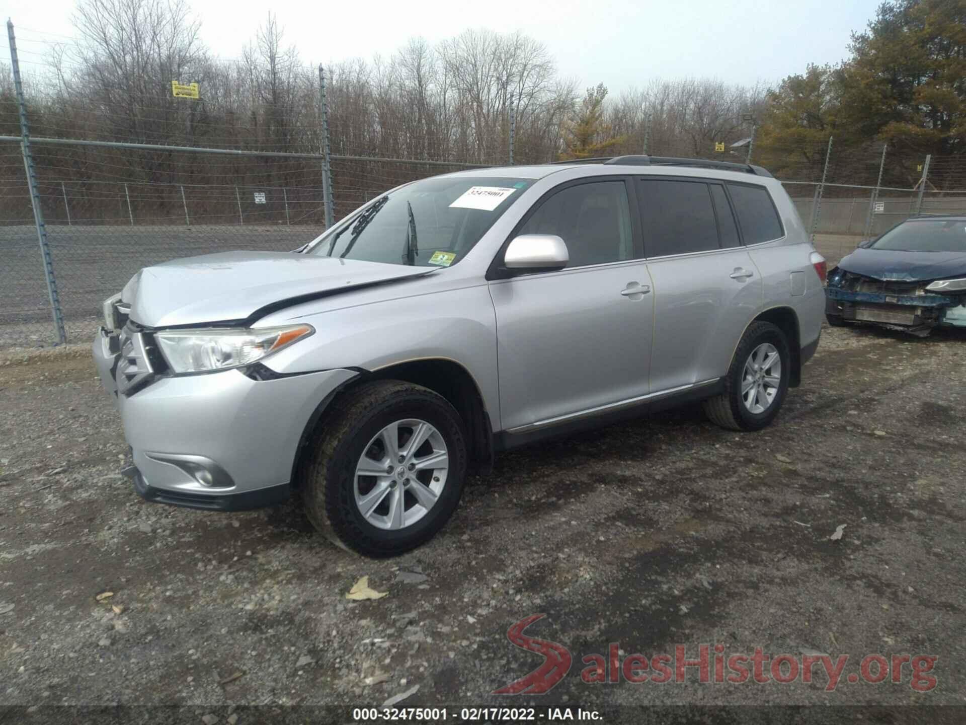 5TDBK3EH4CS129461 2012 TOYOTA HIGHLANDER