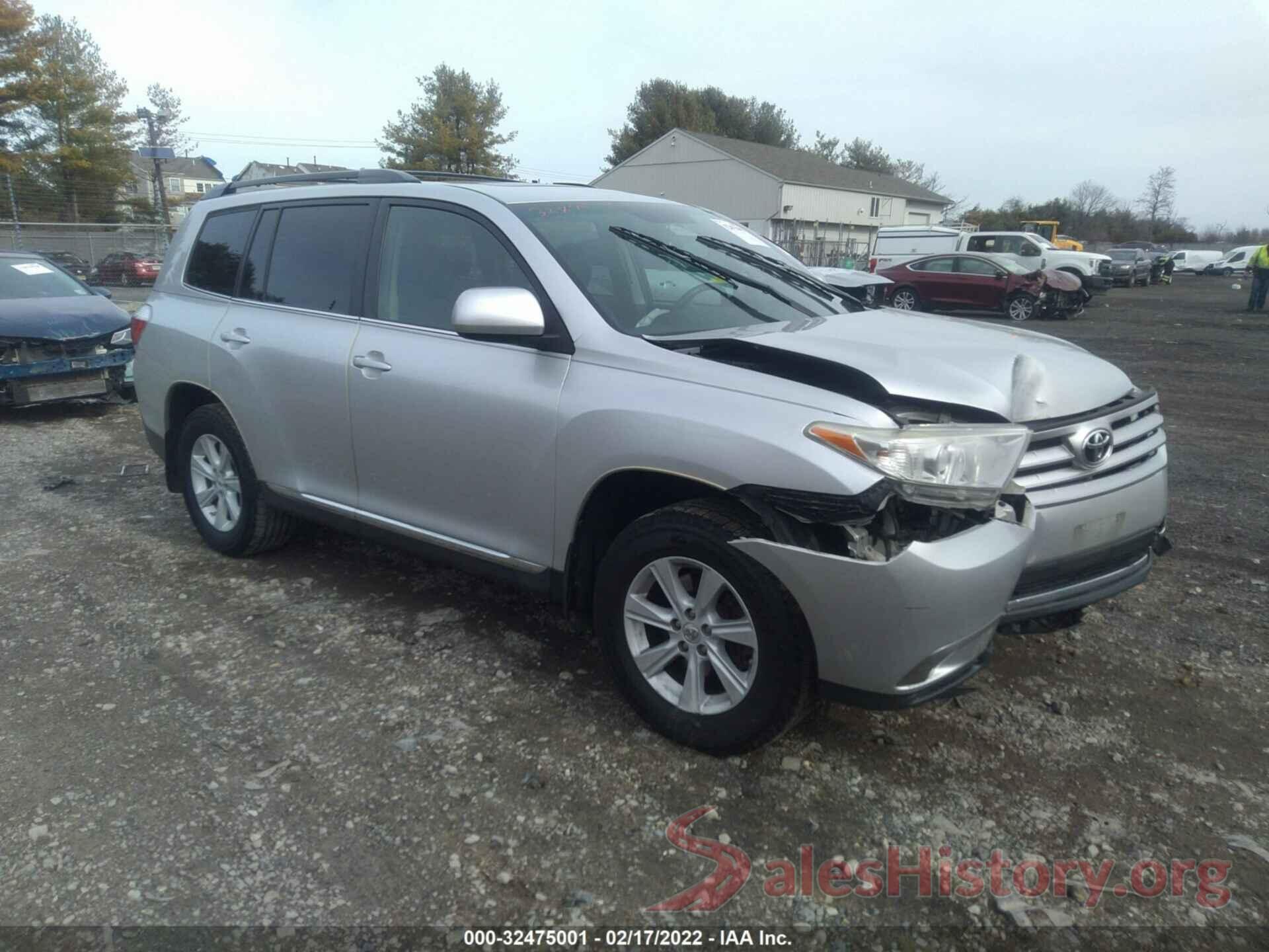 5TDBK3EH4CS129461 2012 TOYOTA HIGHLANDER