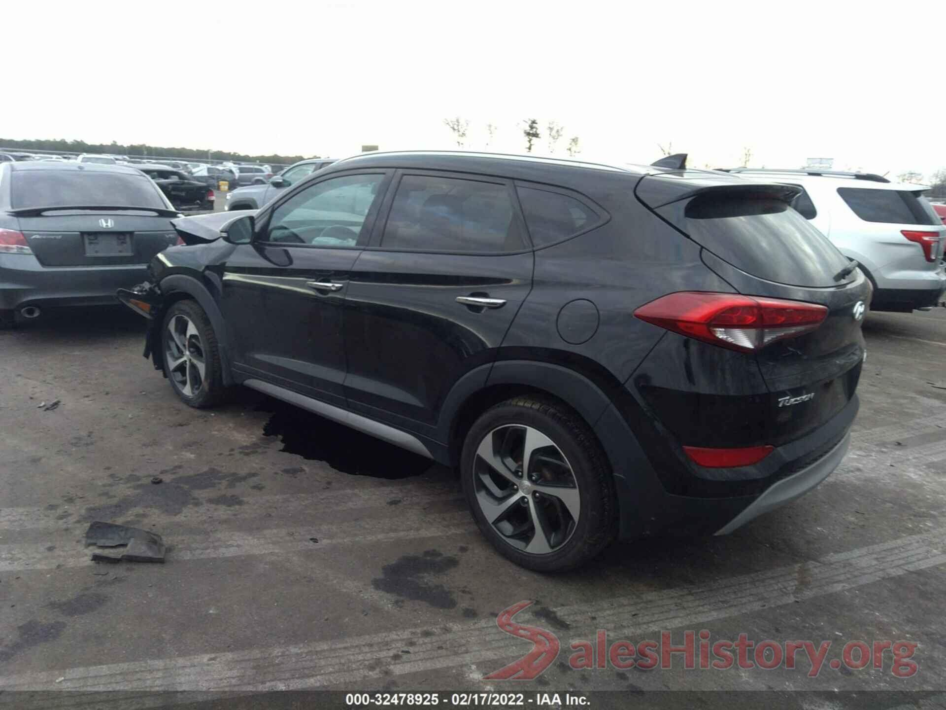 KM8J3CA24HU276243 2017 HYUNDAI TUCSON