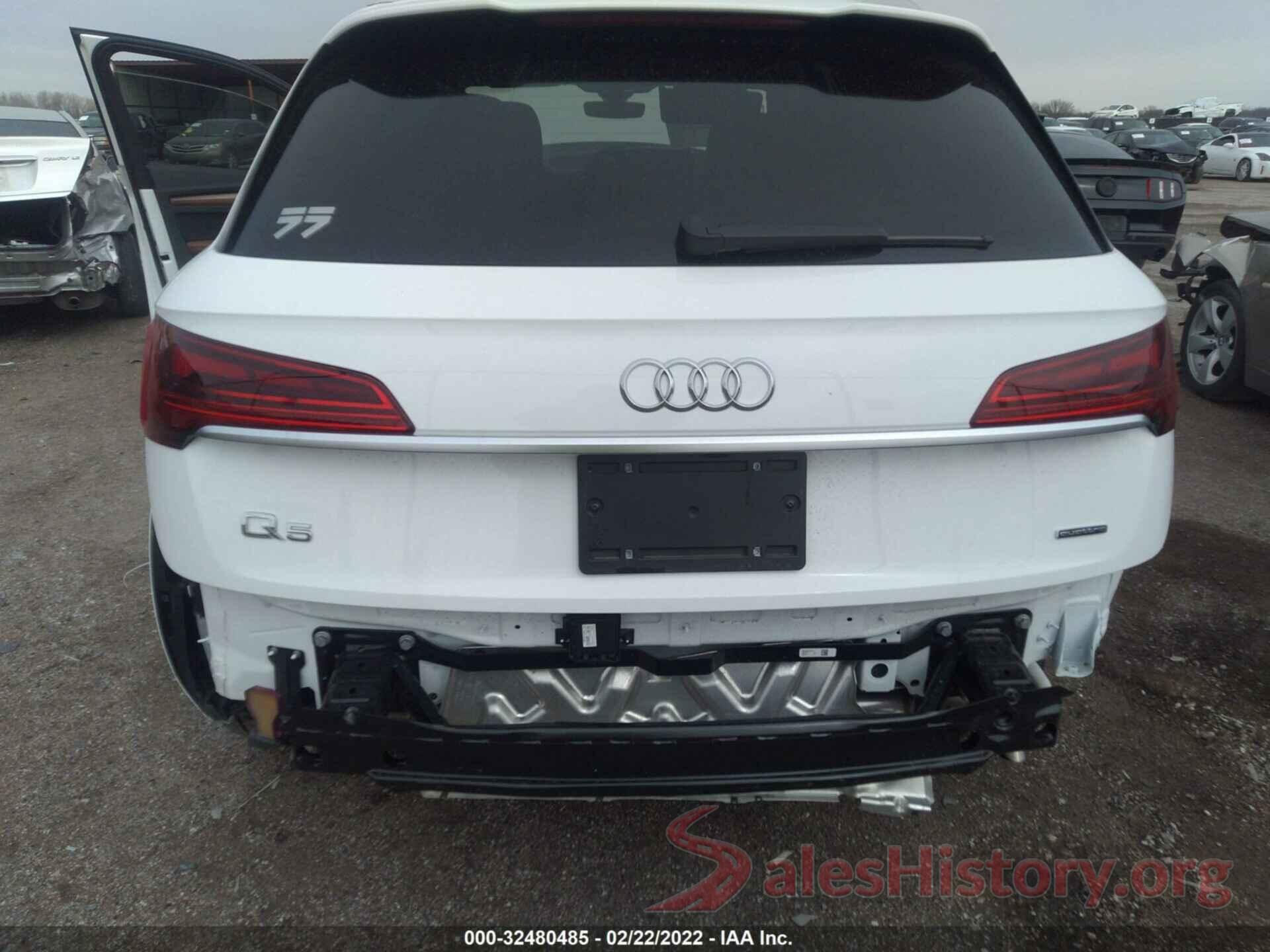 WA1EAAFY5N2008395 2022 AUDI Q5