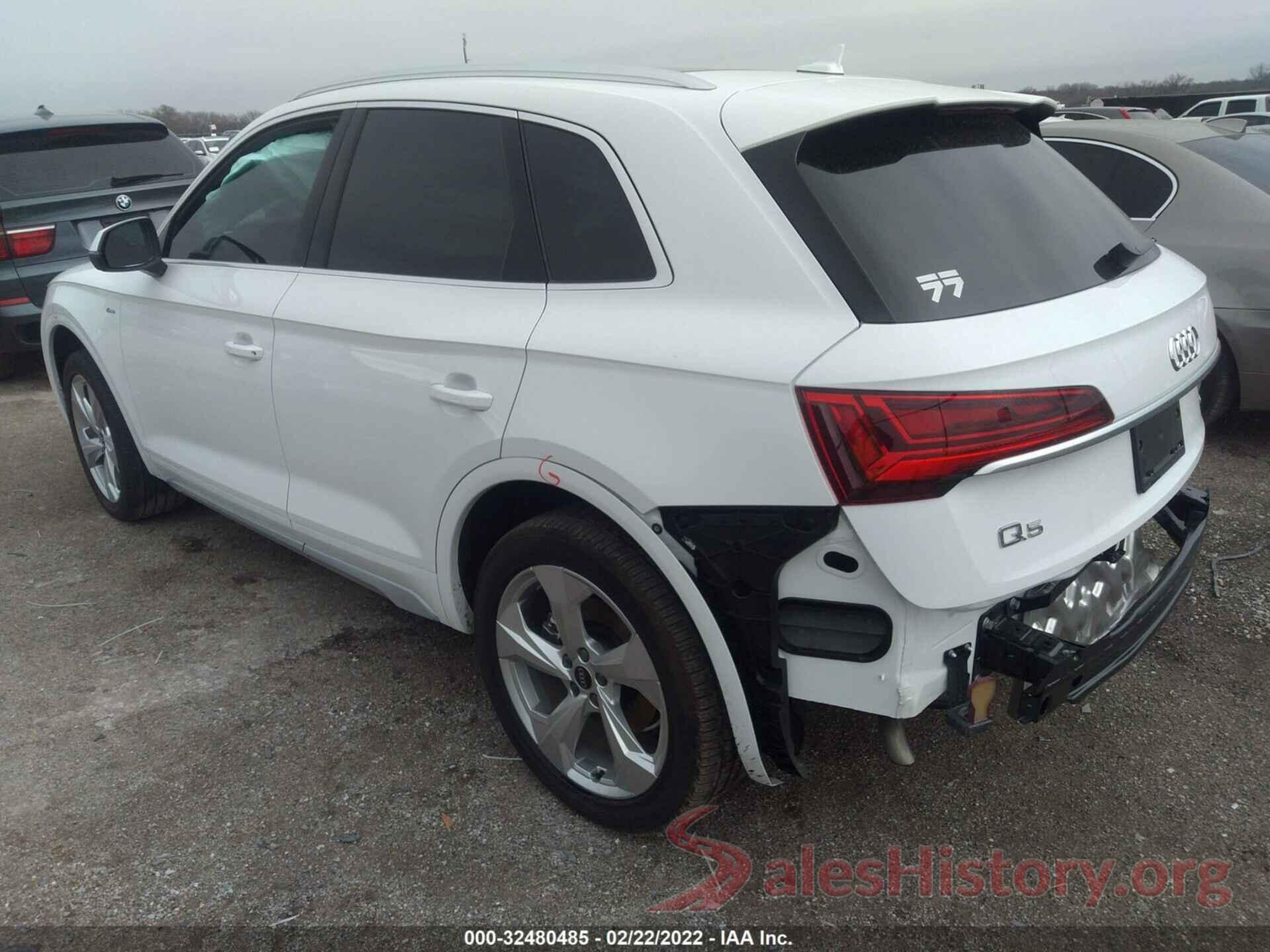 WA1EAAFY5N2008395 2022 AUDI Q5