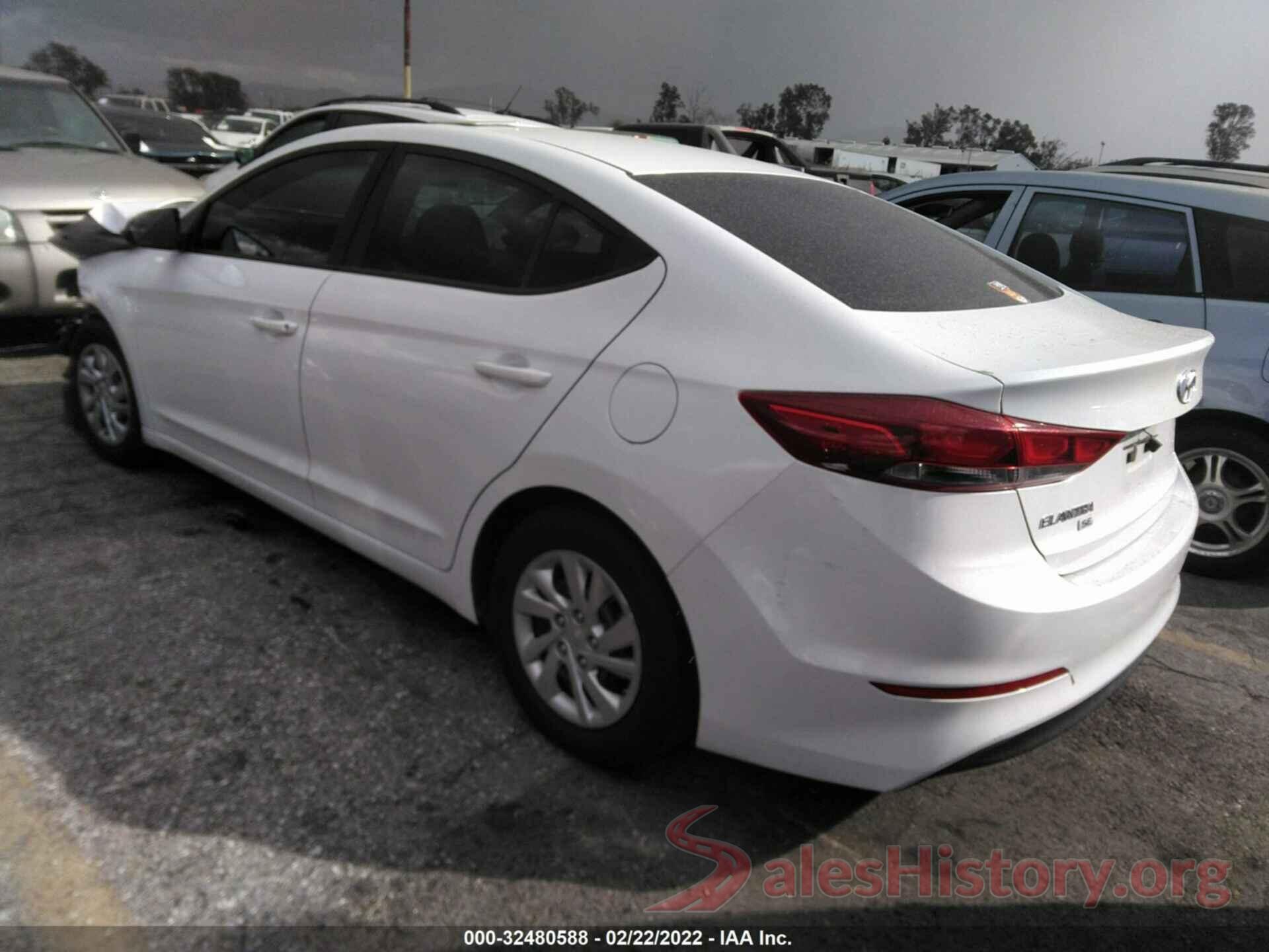 5NPD74LF5JH312517 2018 HYUNDAI ELANTRA