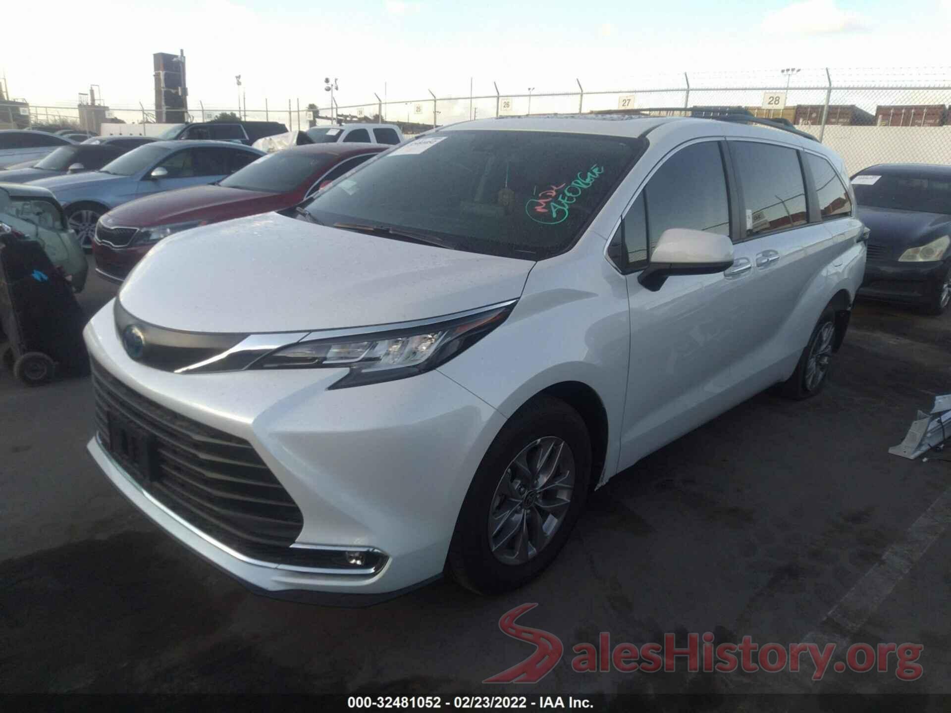 5TDJRKEC7NS075890 2022 TOYOTA SIENNA