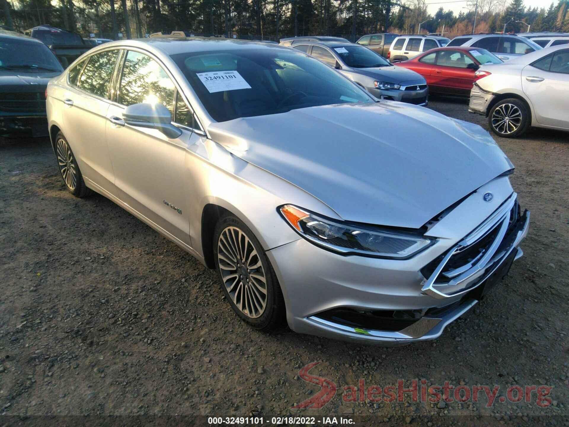 3FA6P0LU4JR115647 2018 FORD FUSION HYBRID