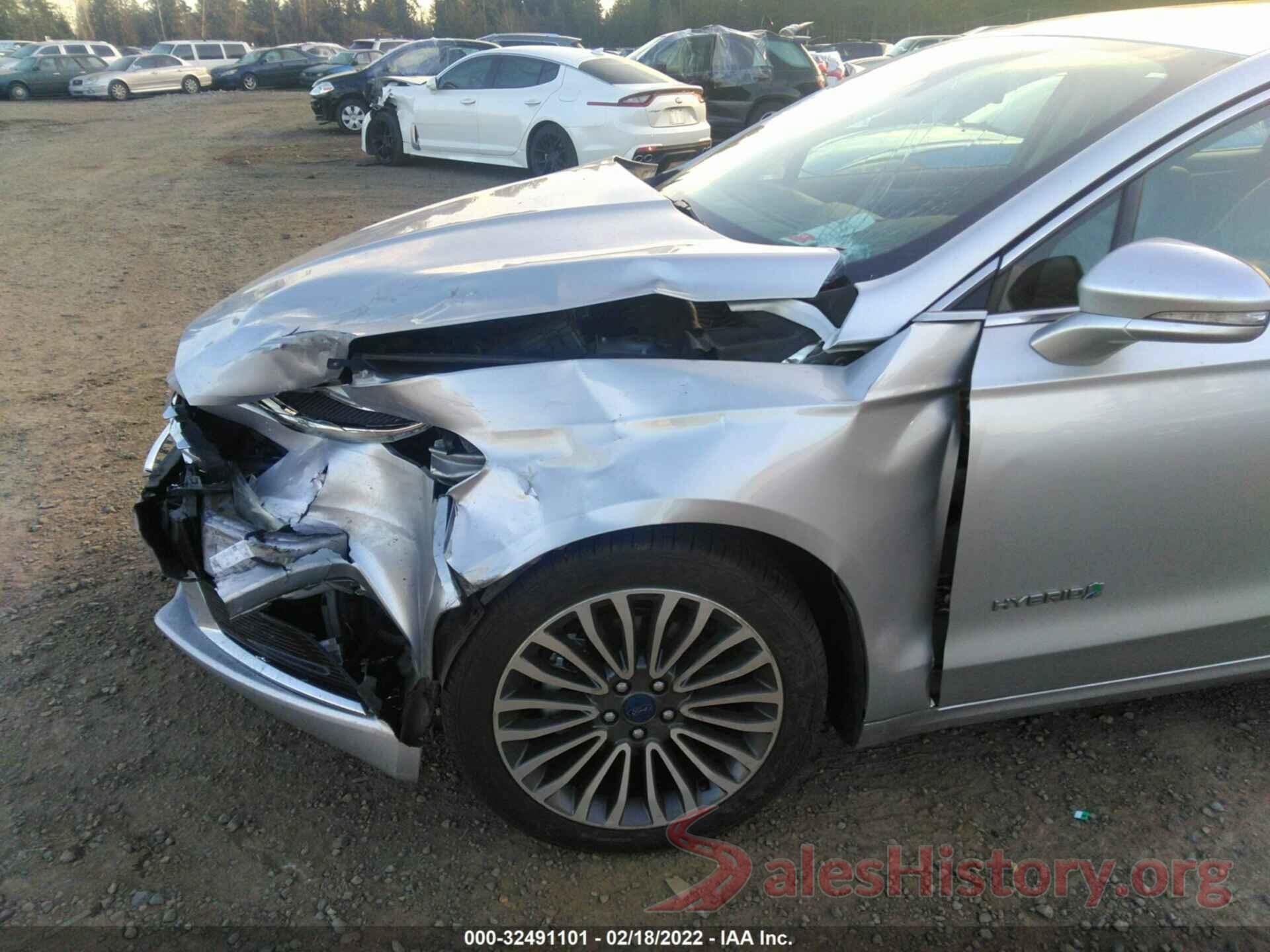 3FA6P0LU4JR115647 2018 FORD FUSION HYBRID