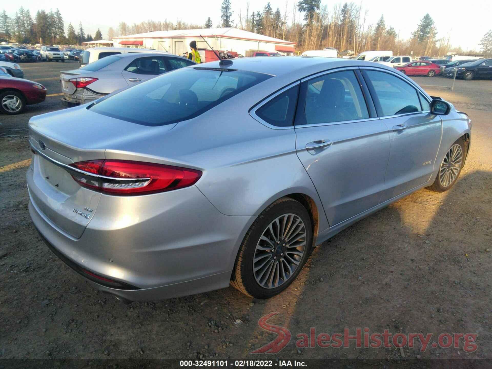 3FA6P0LU4JR115647 2018 FORD FUSION HYBRID