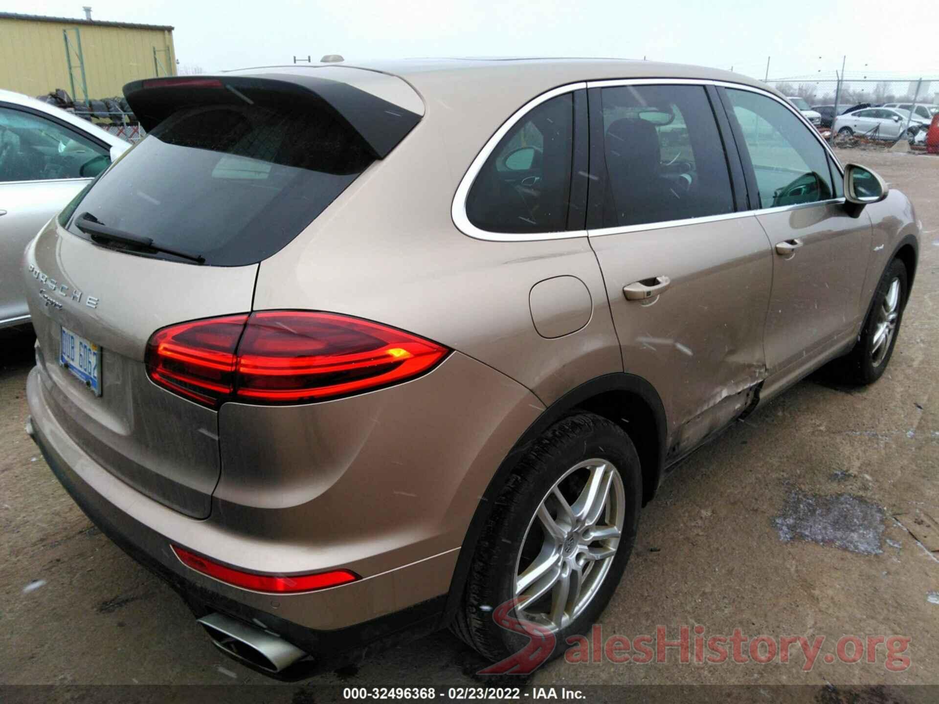 WP1AF2A28GKA40354 2016 PORSCHE CAYENNE