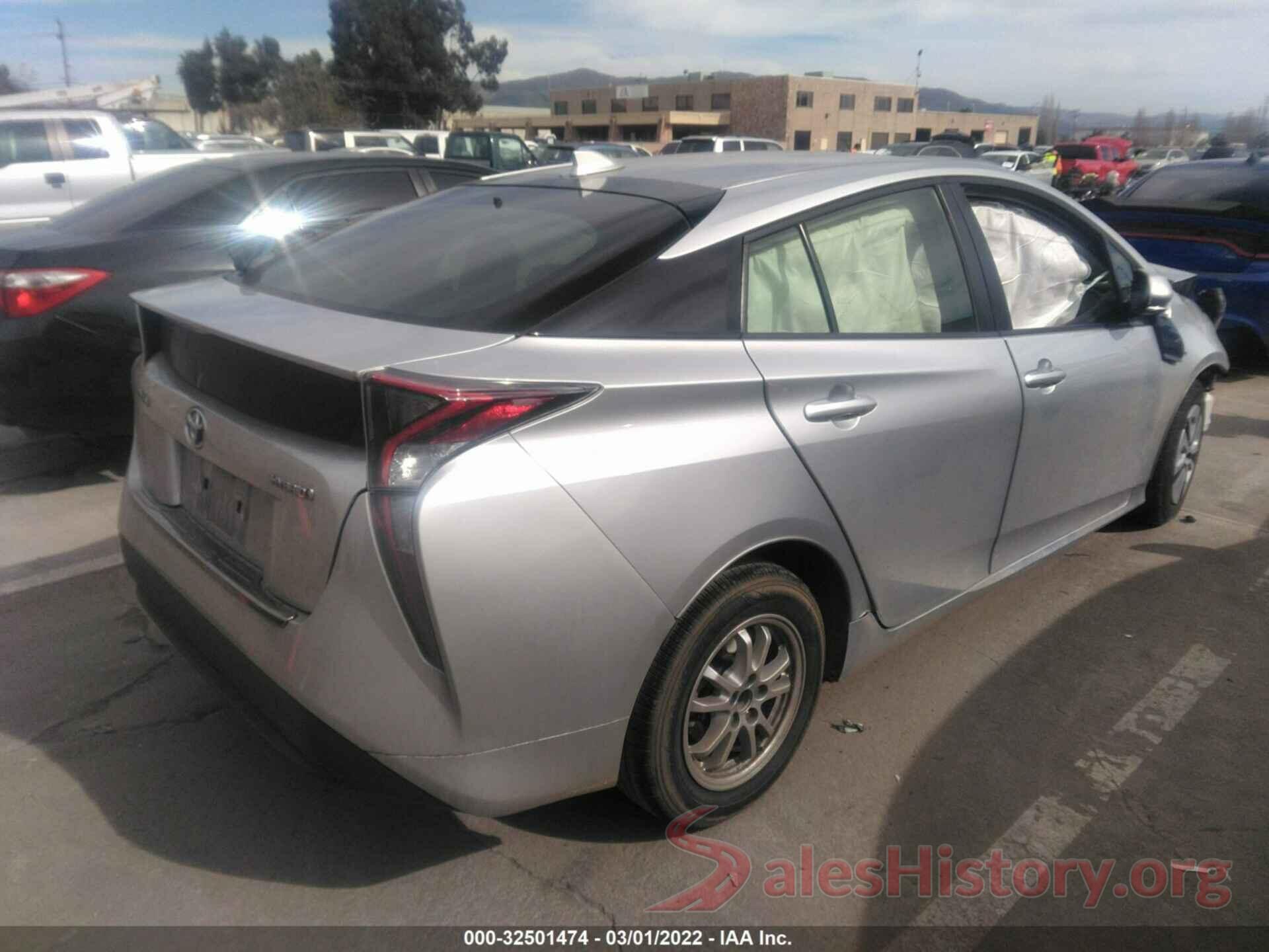 JTDKARFUXG3016302 2016 TOYOTA PRIUS