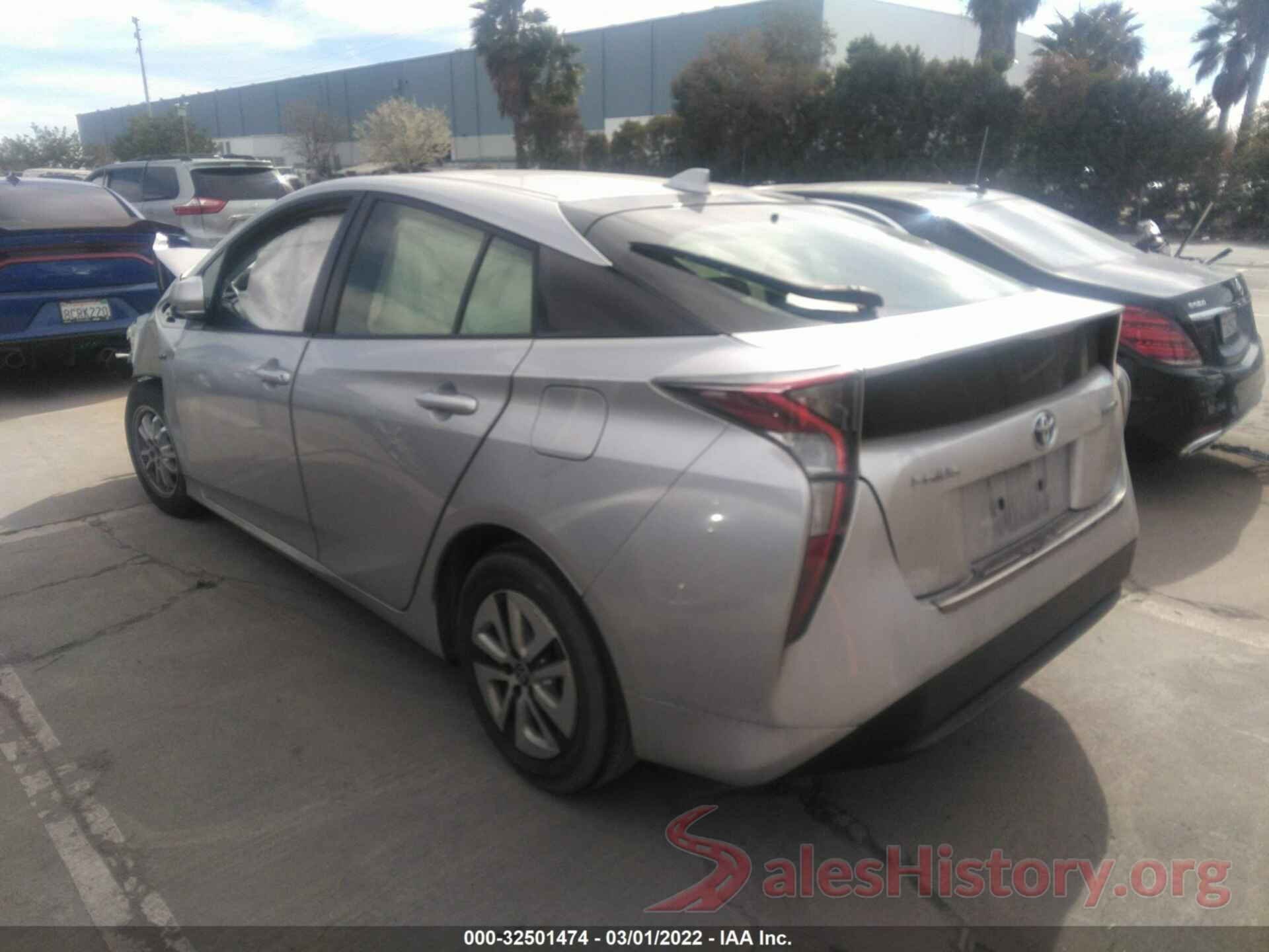 JTDKARFUXG3016302 2016 TOYOTA PRIUS