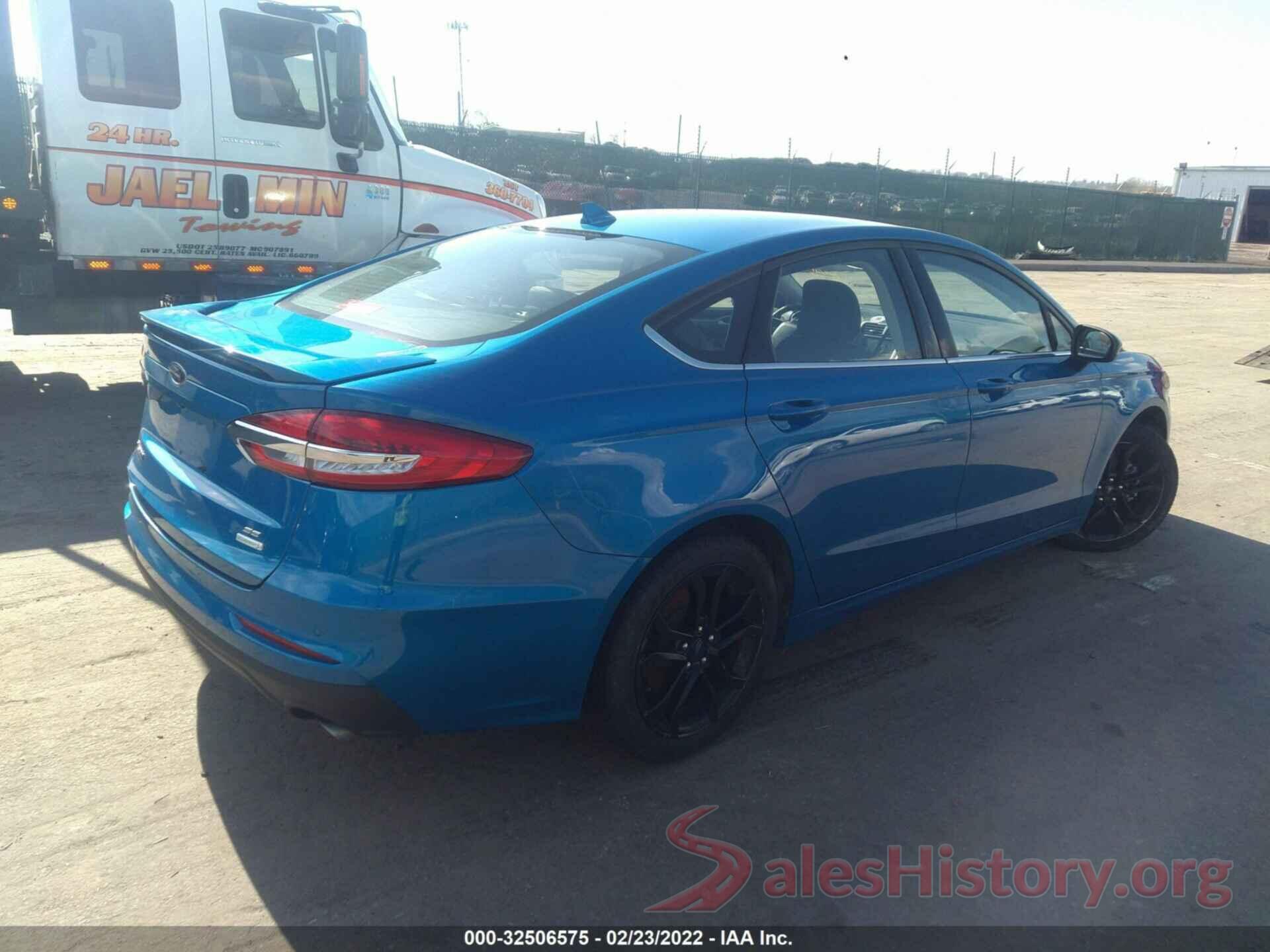 3FA6P0HD9KR101706 2019 FORD FUSION