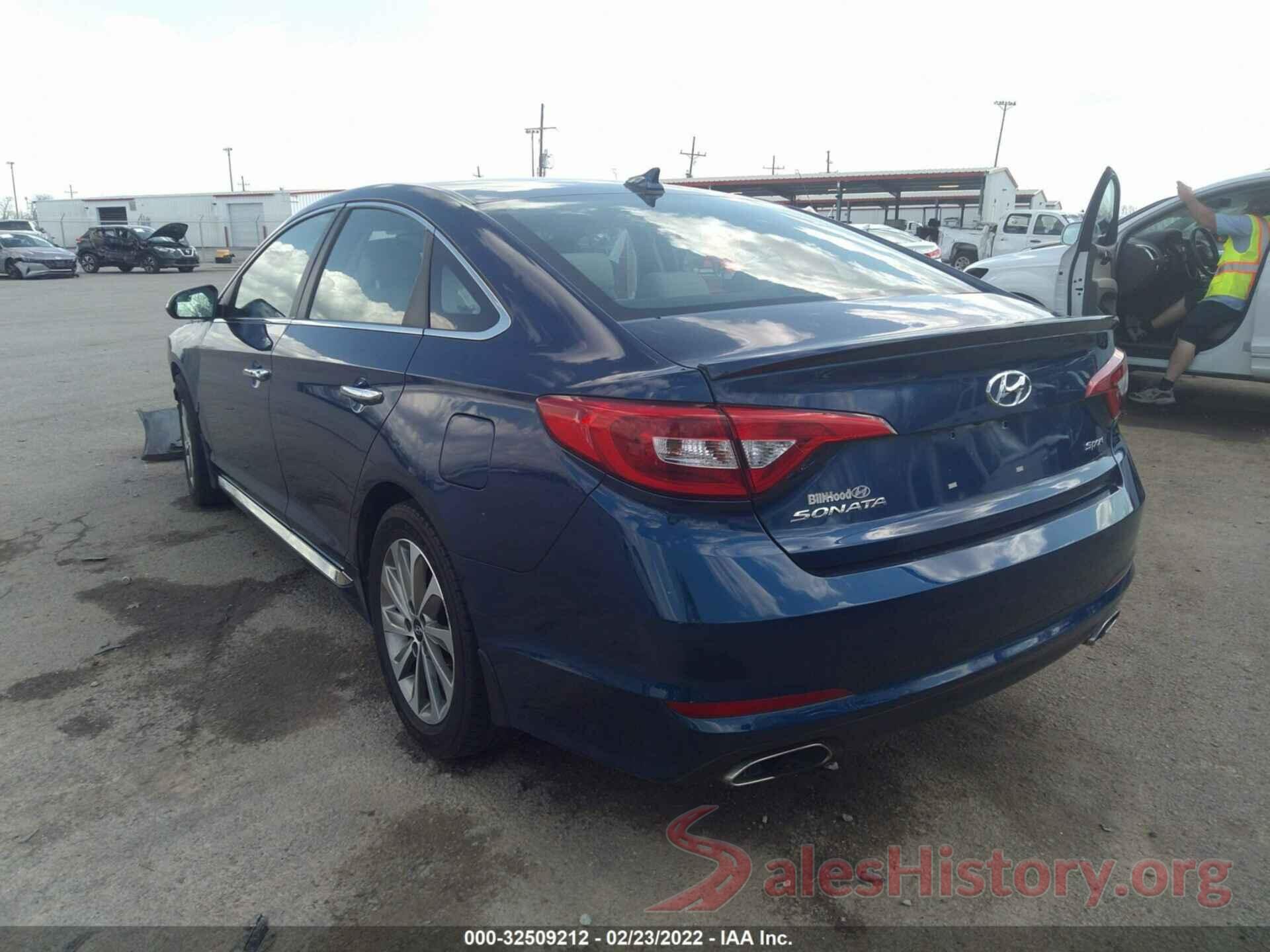 5NPE34AFXHH438370 2017 HYUNDAI SONATA