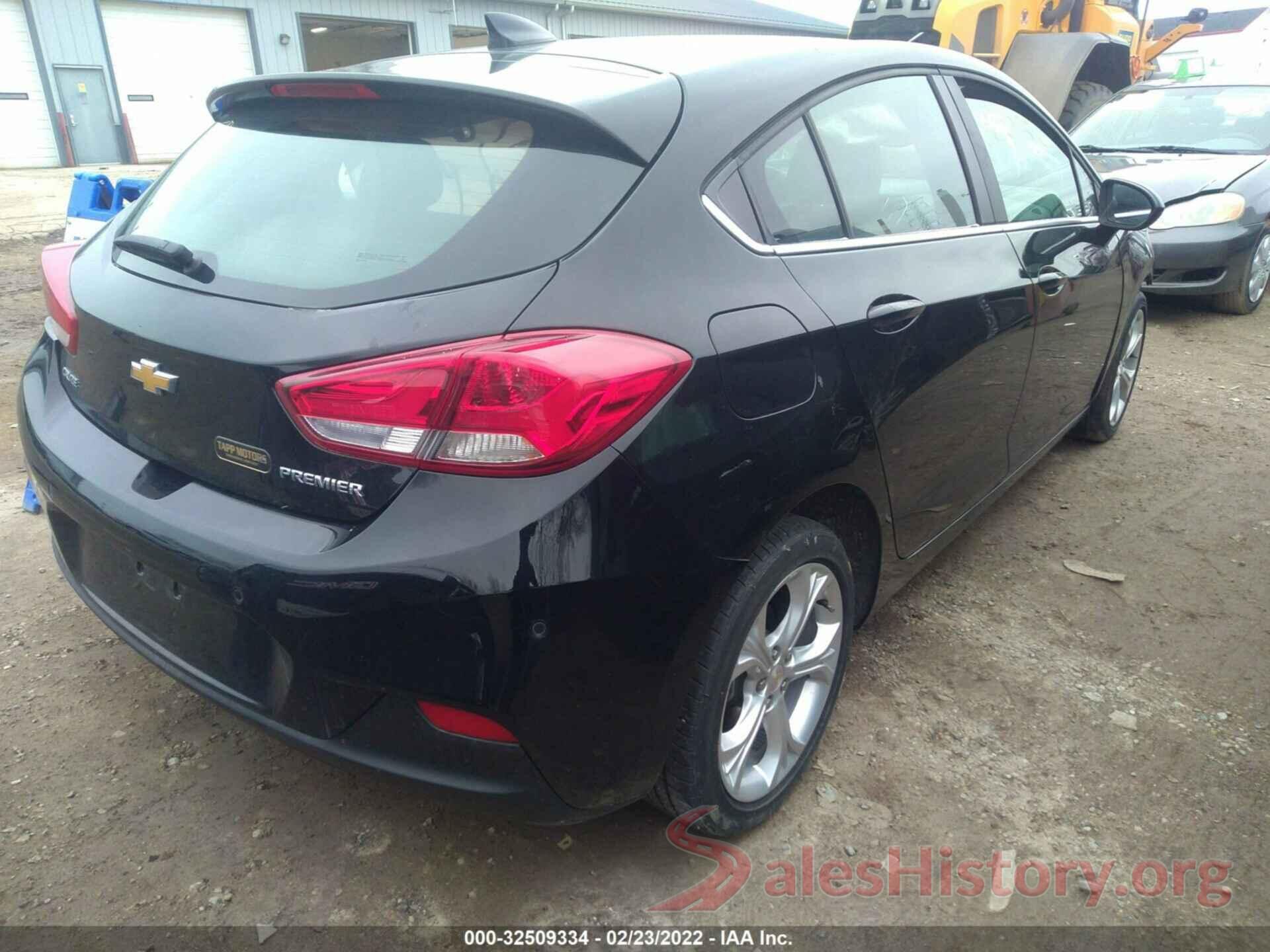 3G1BF6SM7KS537995 2019 CHEVROLET CRUZE