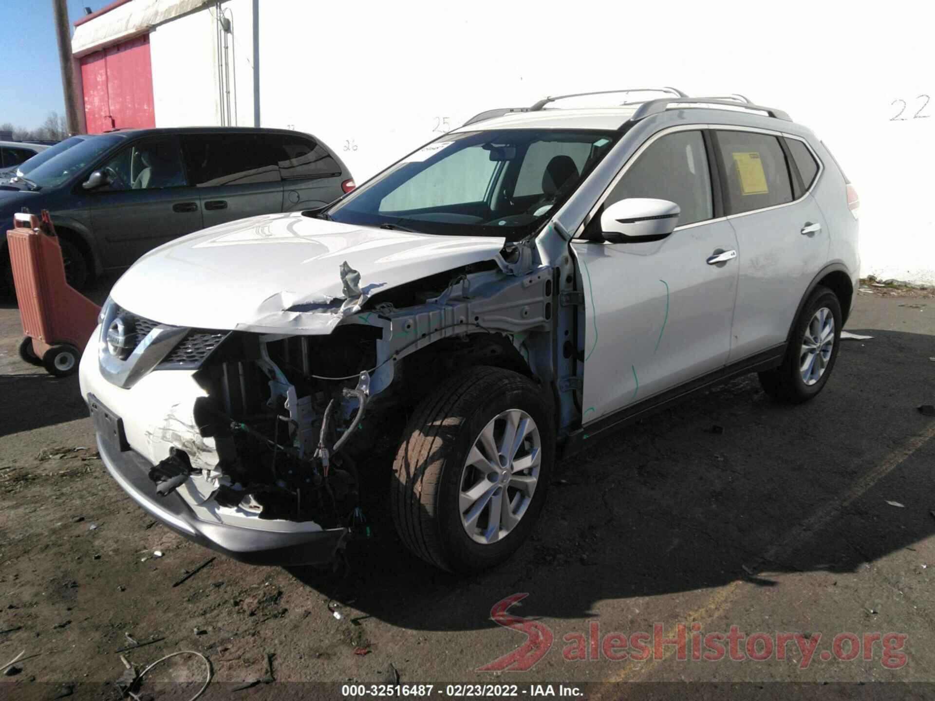 KNMAT2MVXGP712272 2016 NISSAN ROGUE