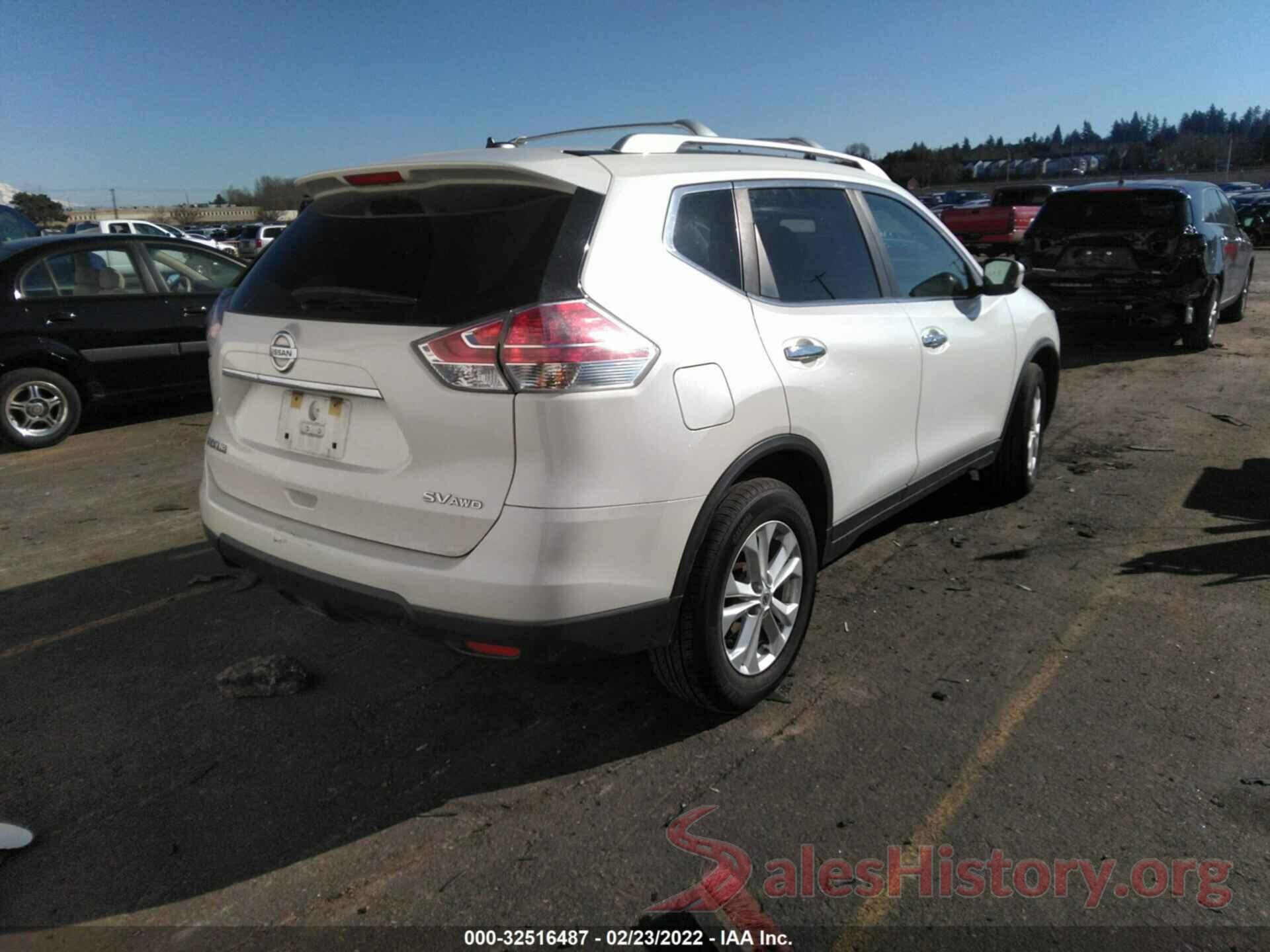 KNMAT2MVXGP712272 2016 NISSAN ROGUE