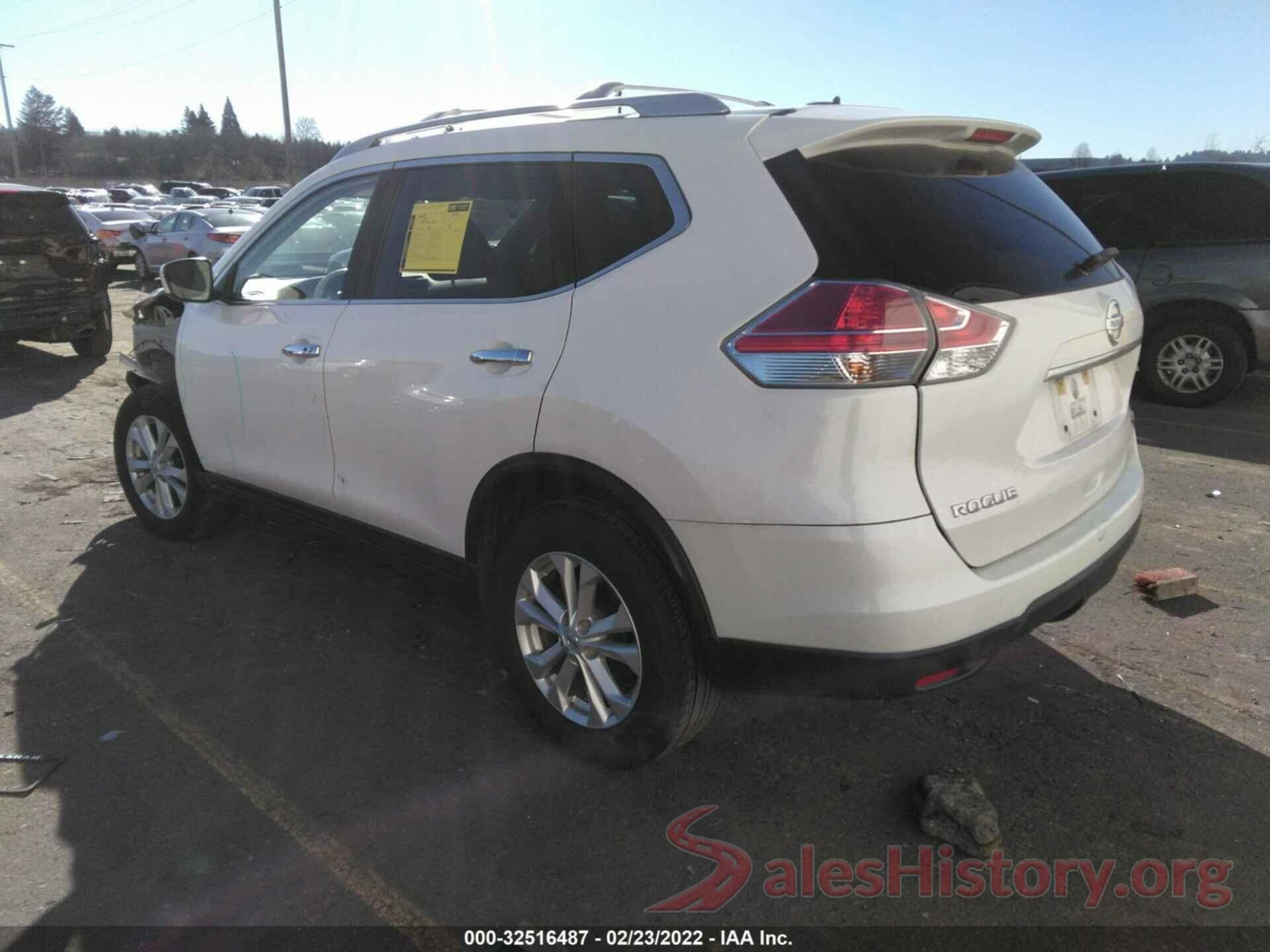 KNMAT2MVXGP712272 2016 NISSAN ROGUE