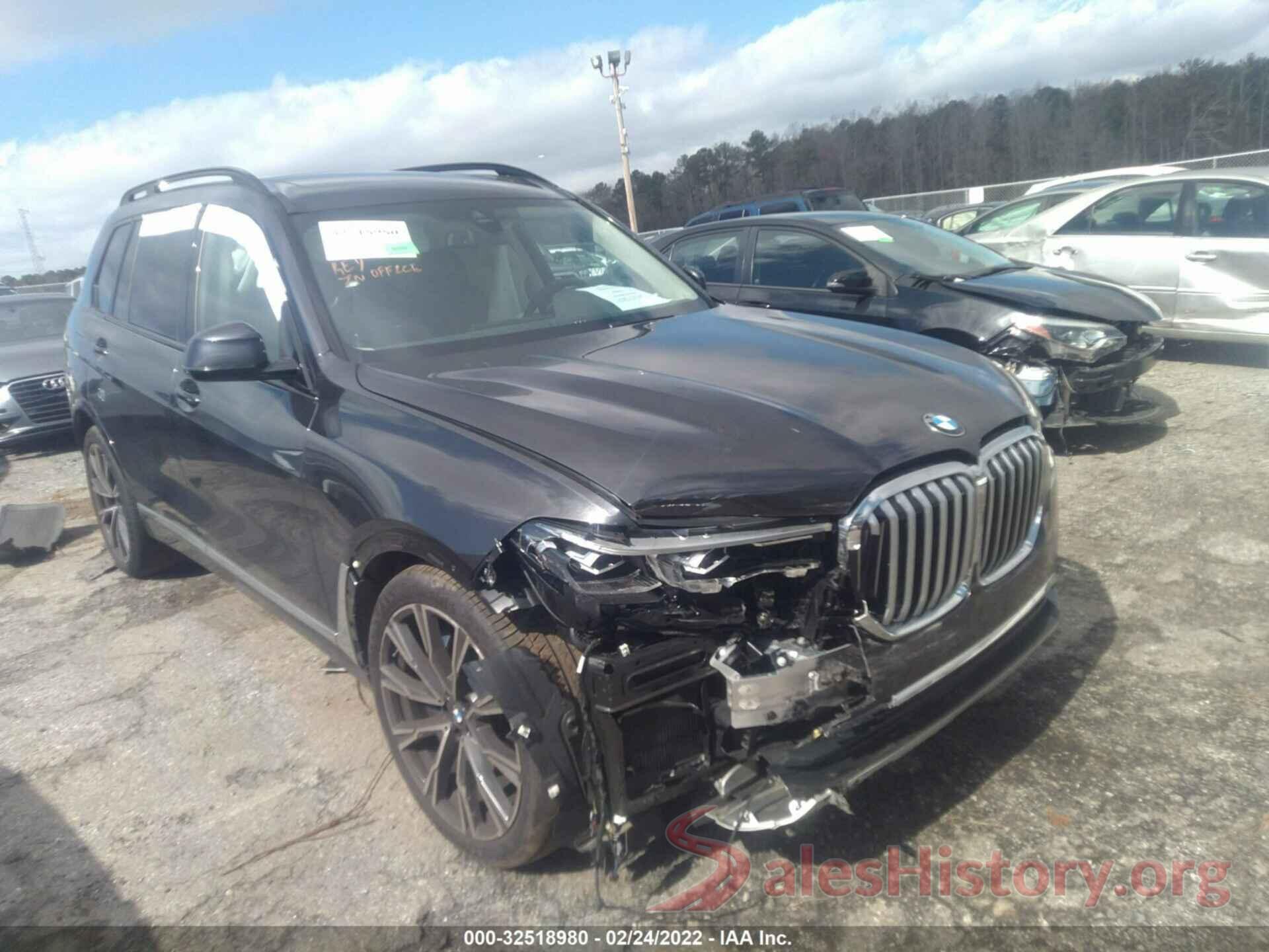 5UXCW2C02M9G92784 2021 BMW X7