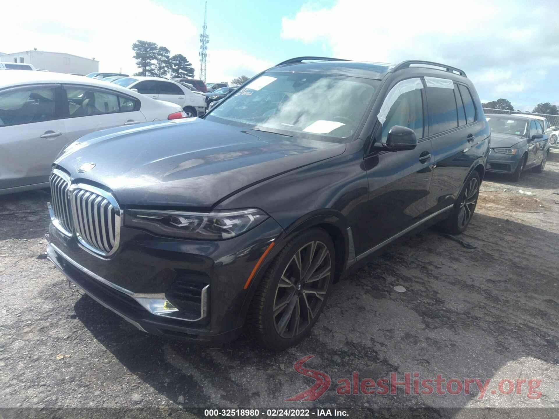 5UXCW2C02M9G92784 2021 BMW X7