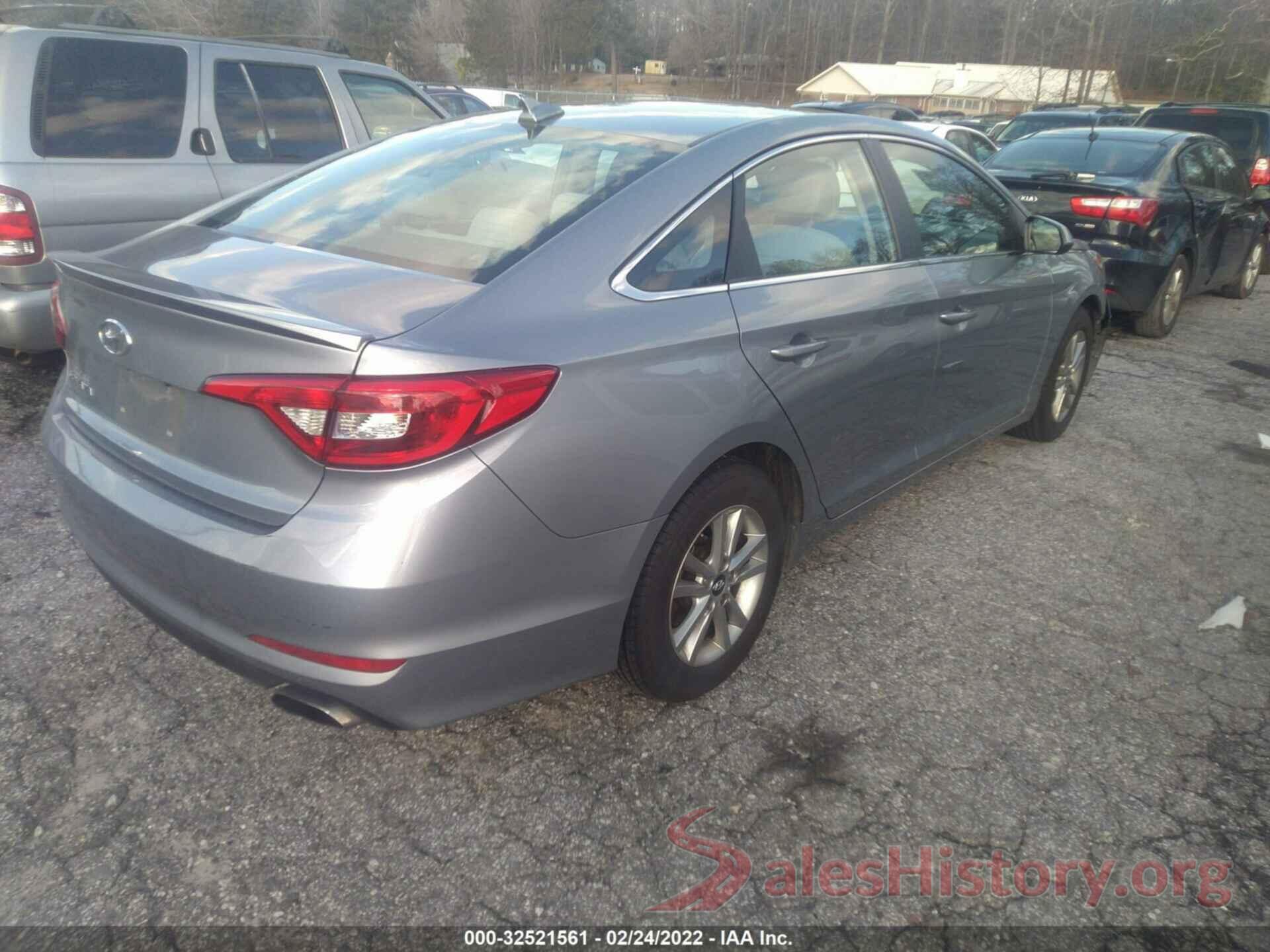 5NPE24AFXHH471730 2017 HYUNDAI SONATA