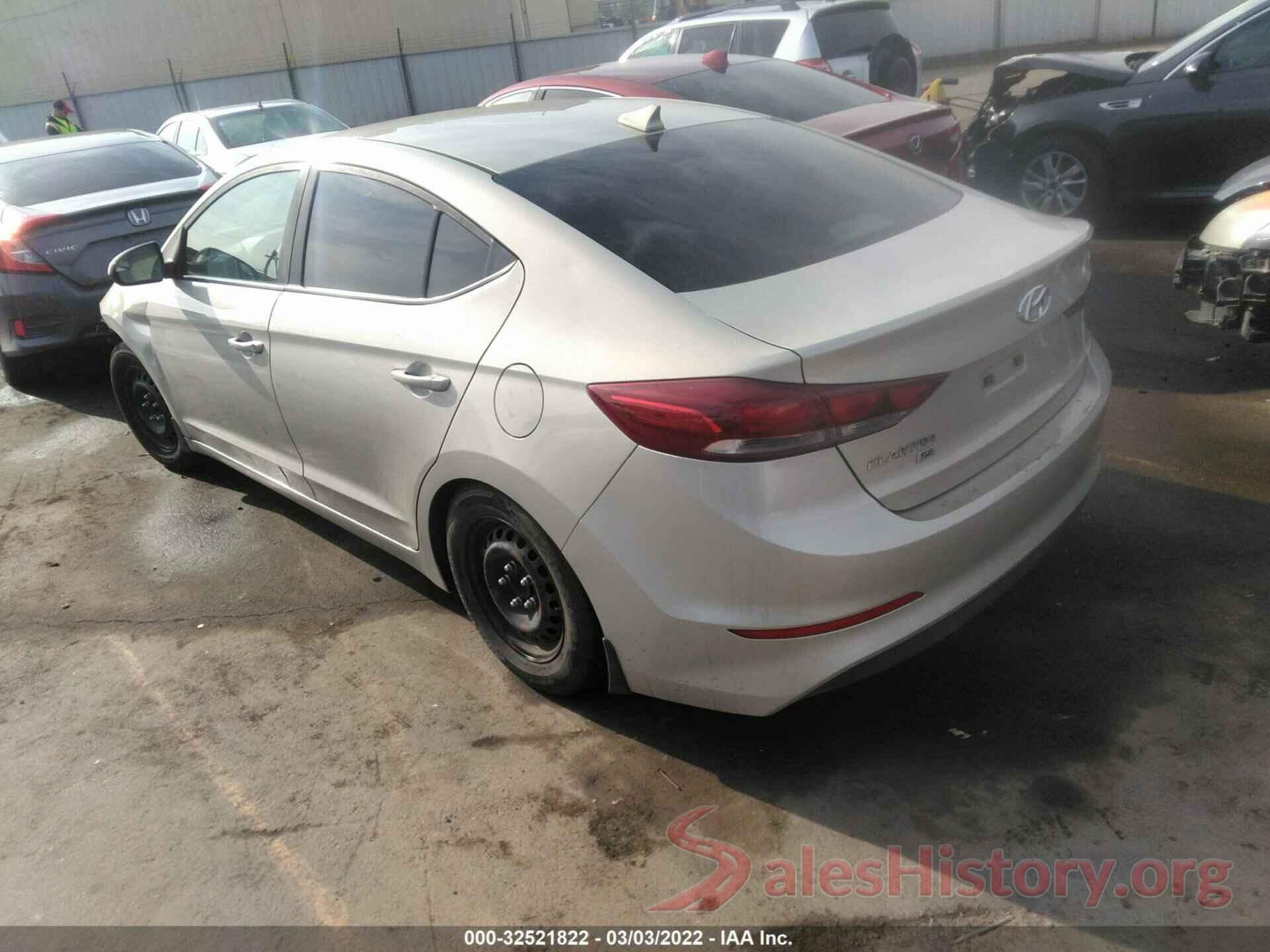 KMHD74LF3HU393884 2017 HYUNDAI ELANTRA