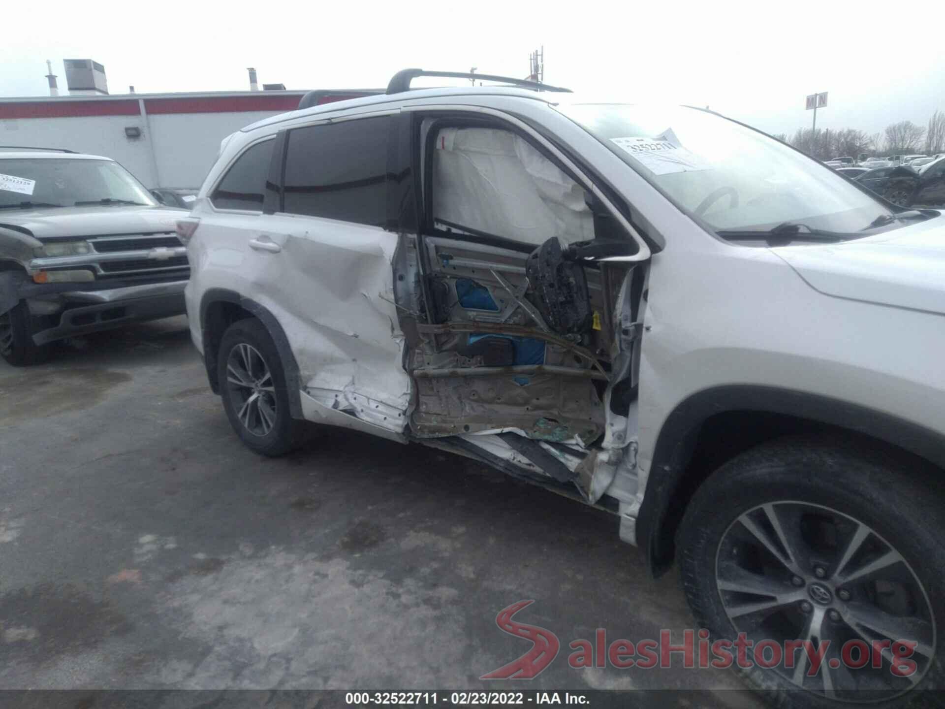 5TDJKRFH5GS351686 2016 TOYOTA HIGHLANDER