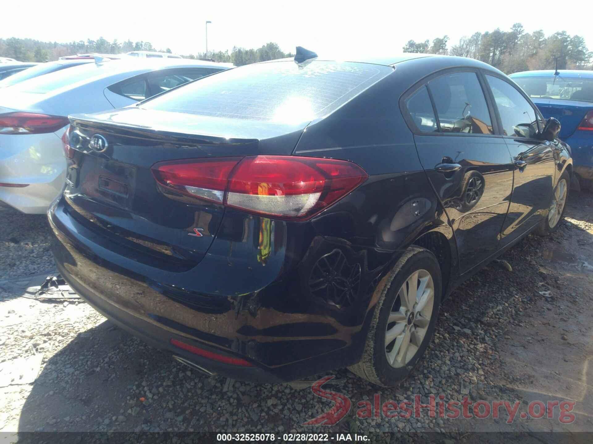 3KPFL4A70HE119853 2017 KIA FORTE