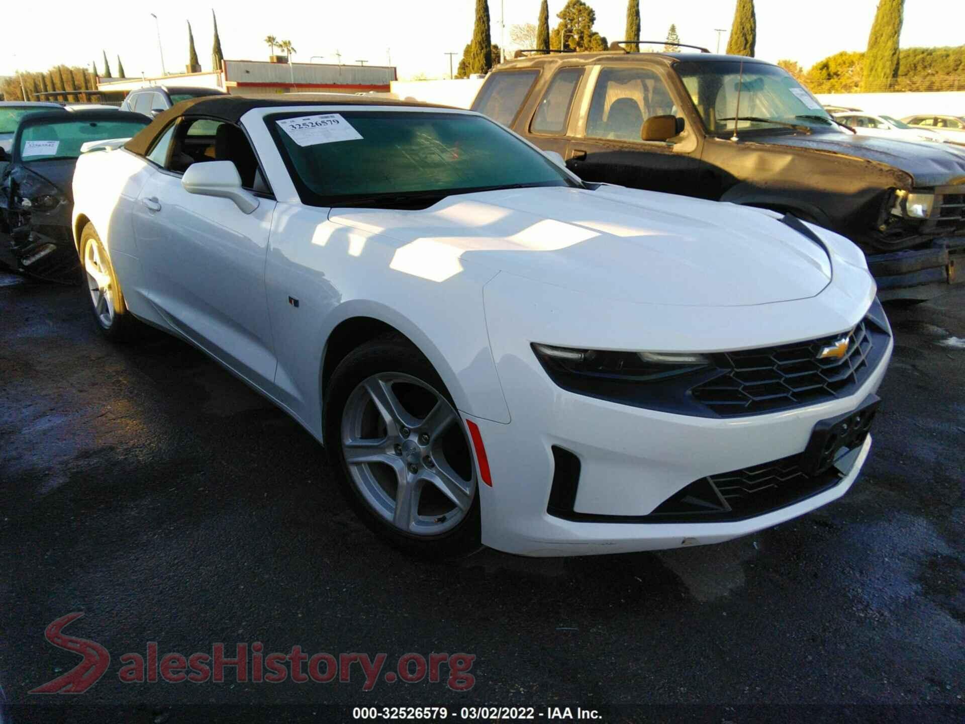 1G1FB3DX2K0126577 2019 CHEVROLET CAMARO