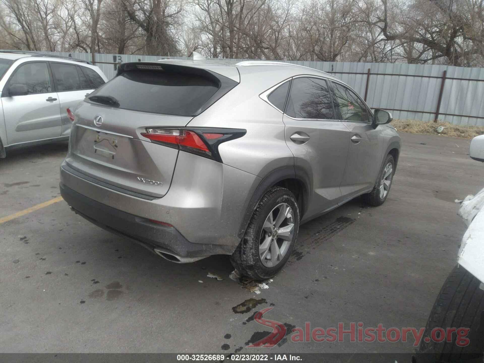 JTJBARBZXH2110301 2017 LEXUS NX