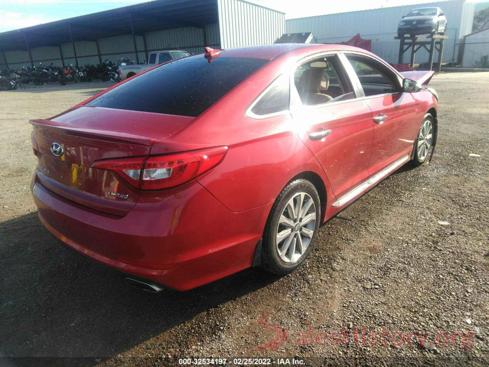 5NPE34AF7HH593121 2017 HYUNDAI SONATA