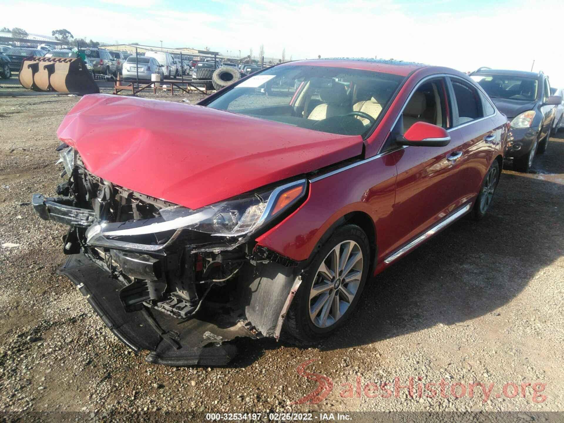 5NPE34AF7HH593121 2017 HYUNDAI SONATA