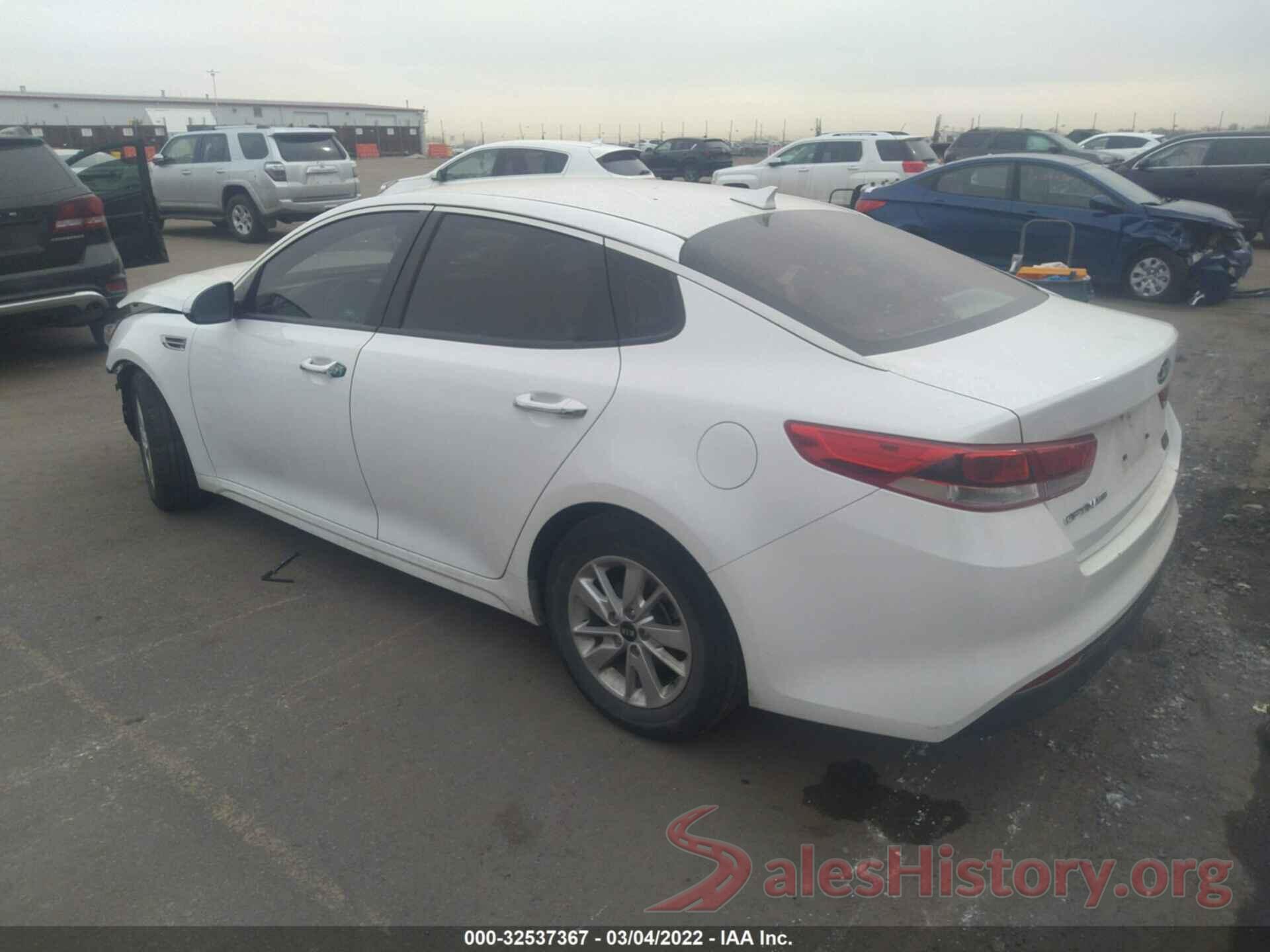 KNAGT4L31G5100654 2016 KIA OPTIMA