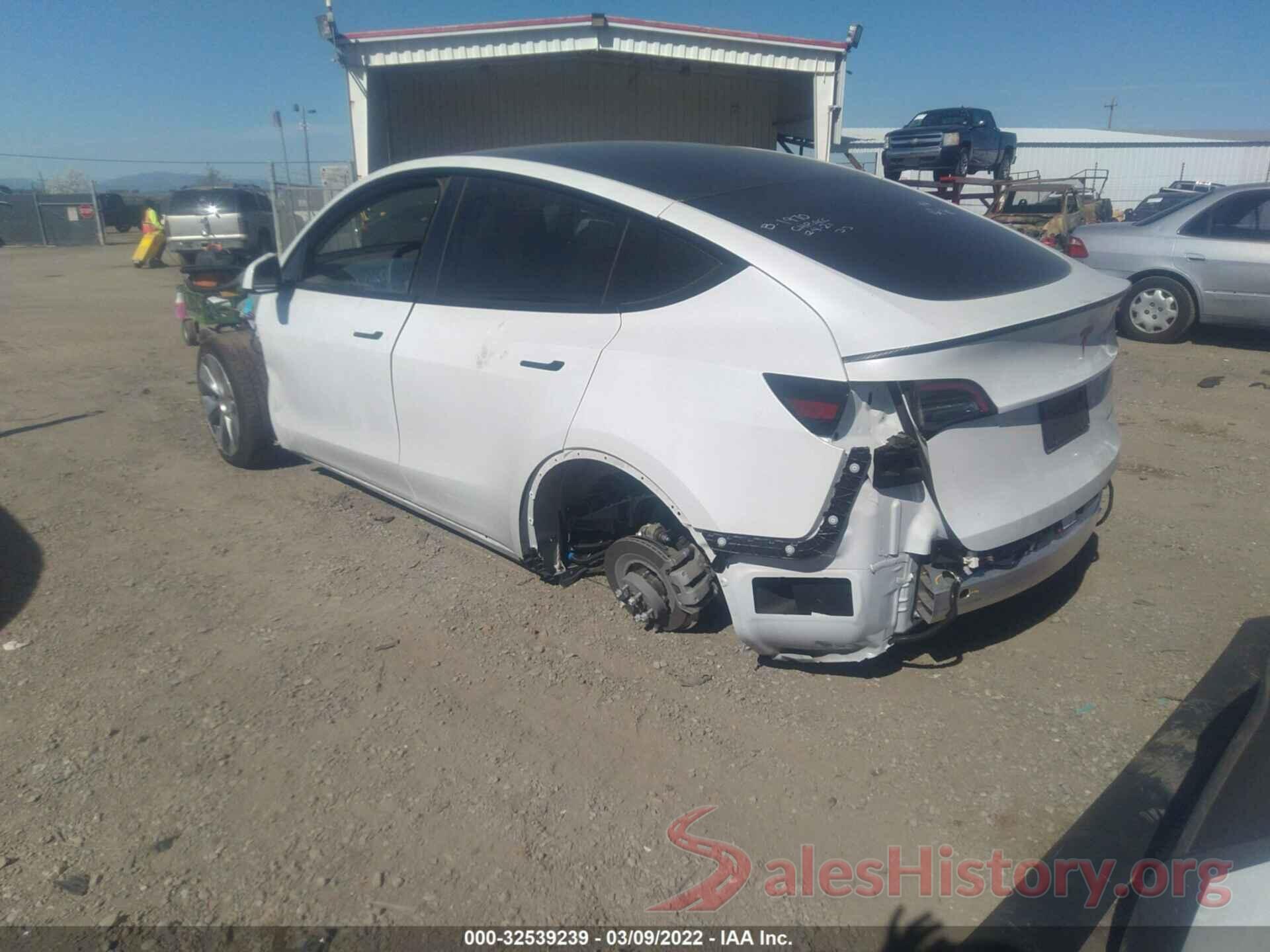 5YJYGDEE2MF222850 2021 TESLA MODEL Y