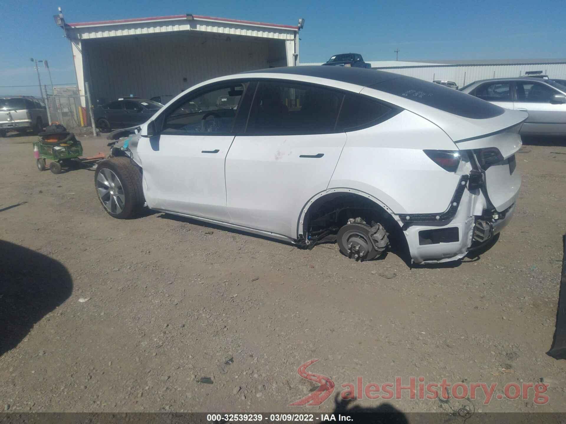 5YJYGDEE2MF222850 2021 TESLA MODEL Y