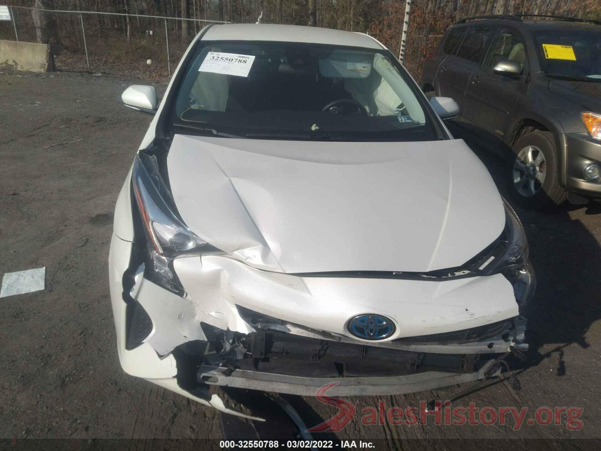 JTDKBRFU6J3066750 2018 TOYOTA PRIUS