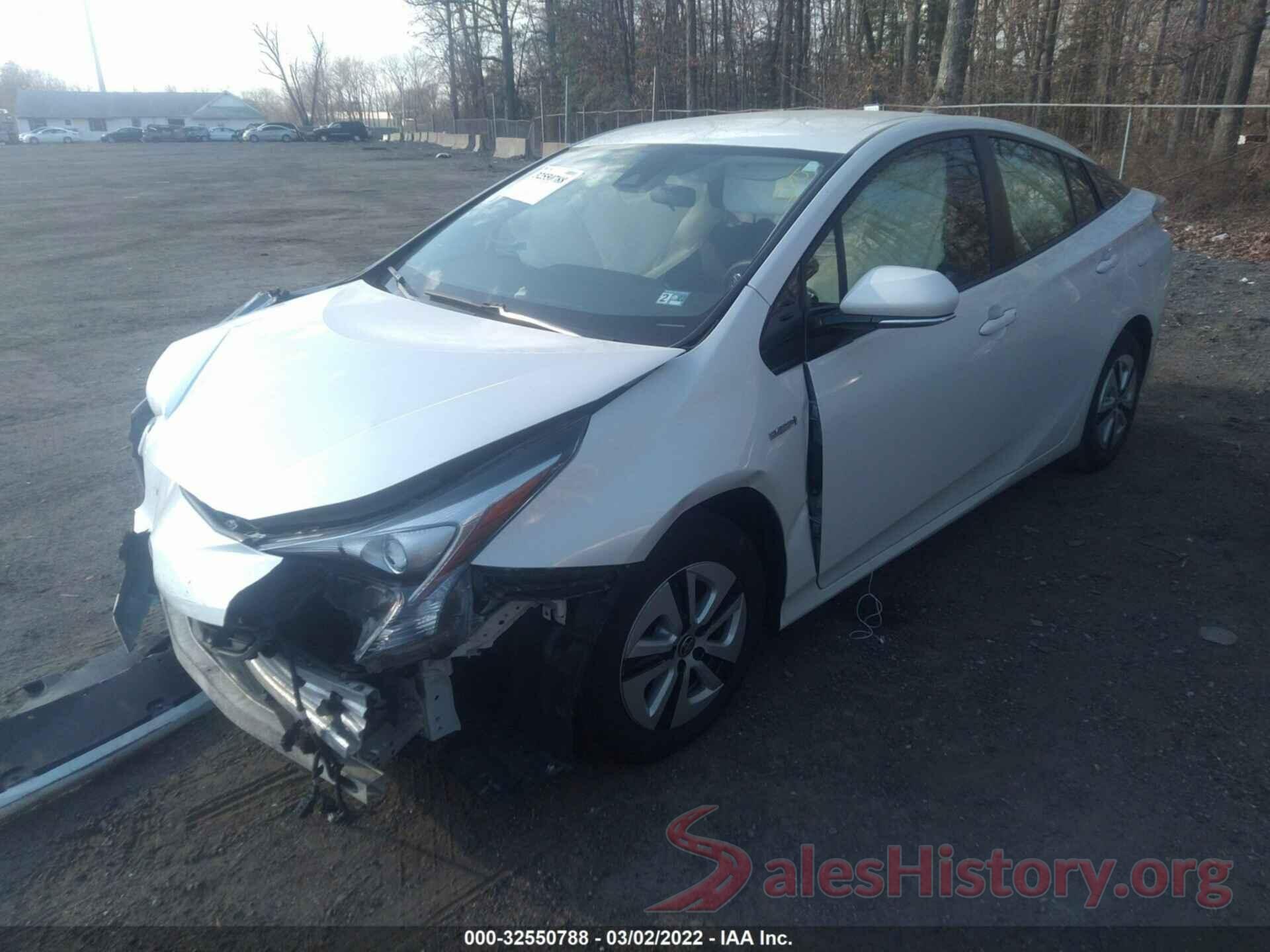 JTDKBRFU6J3066750 2018 TOYOTA PRIUS