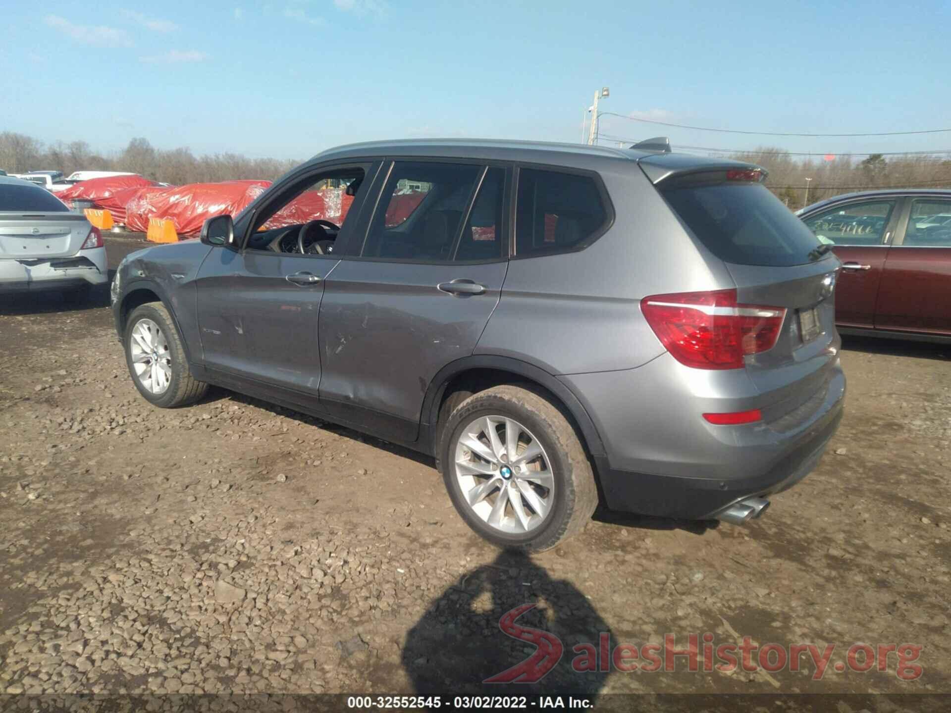 5UXWX9C56H0T11489 2017 BMW X3