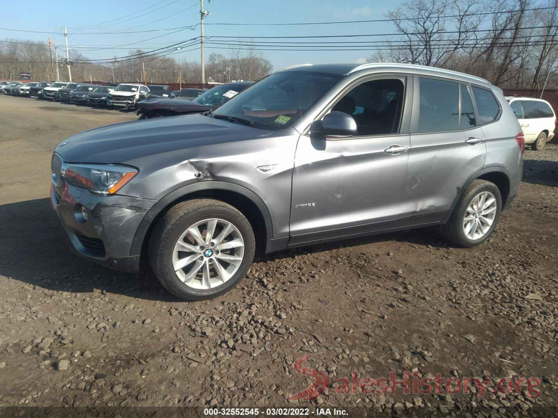 5UXWX9C56H0T11489 2017 BMW X3