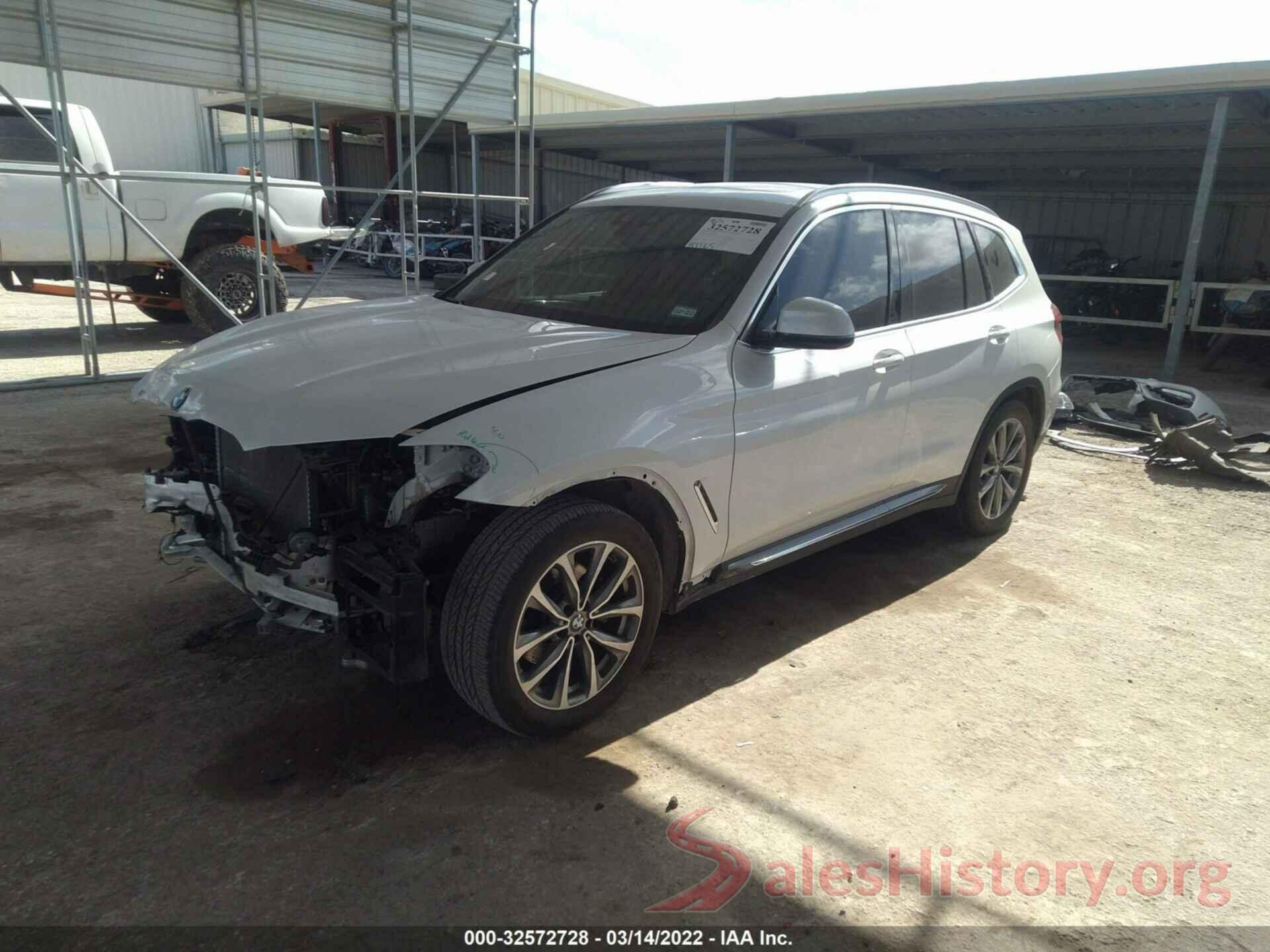 5UXTR7C59KLF32837 2019 BMW X3