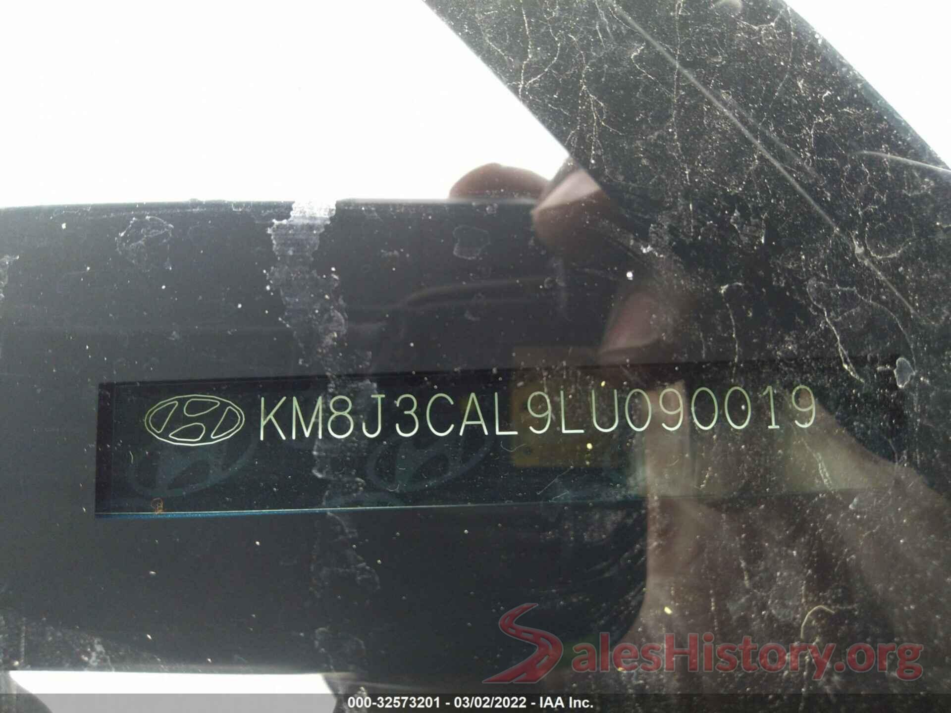 KM8J3CAL9LU090019 2020 HYUNDAI TUCSON