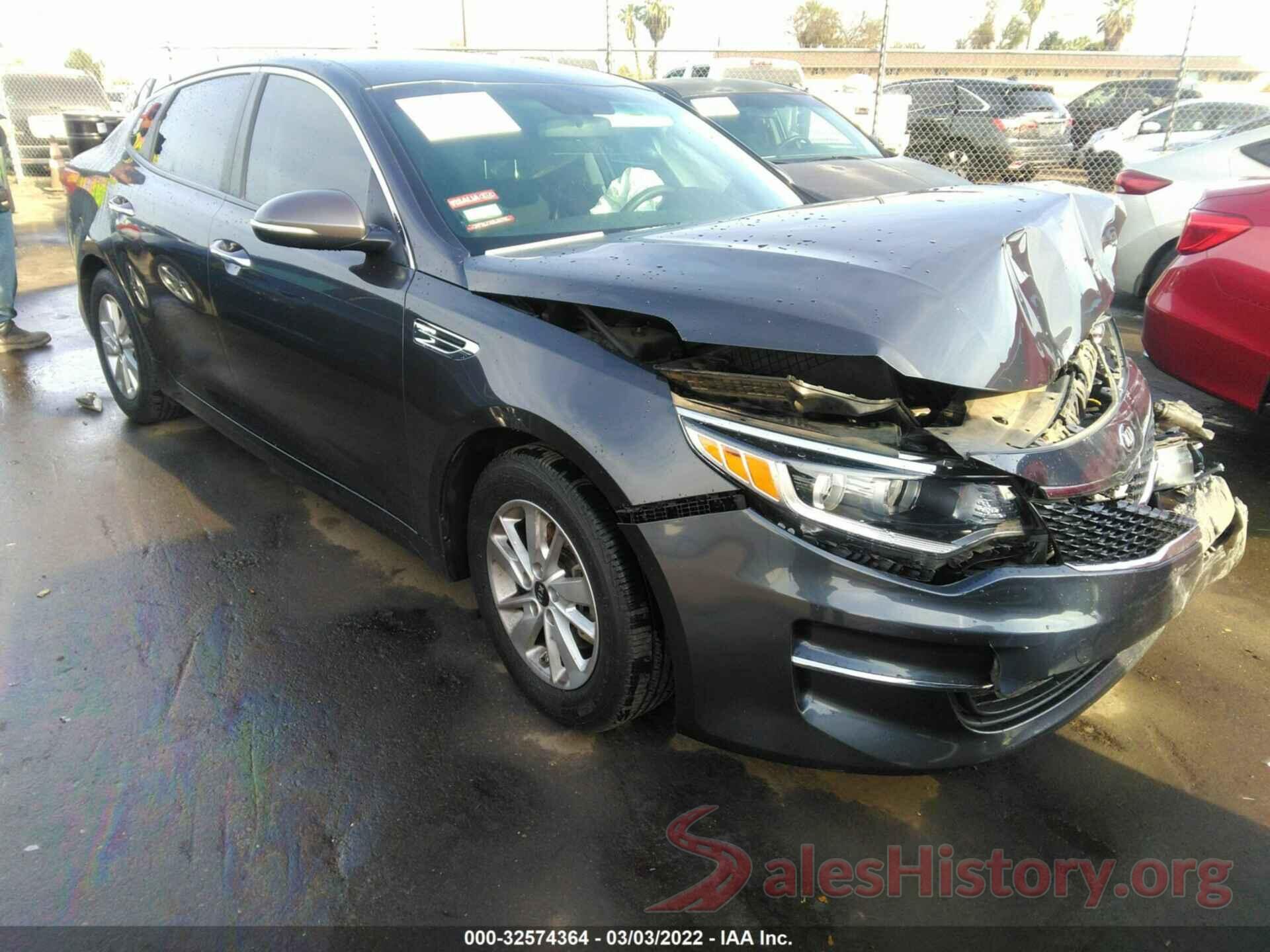 KNAGT4L34G5107551 2016 KIA OPTIMA