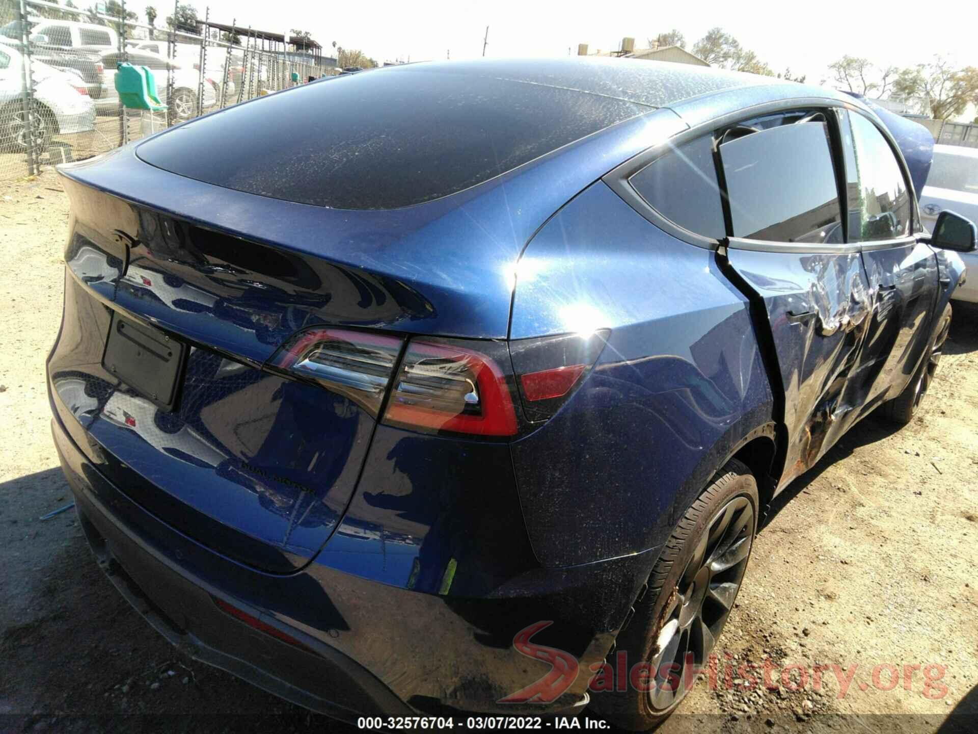 5YJYGAEE2MF129616 2021 TESLA MODEL Y